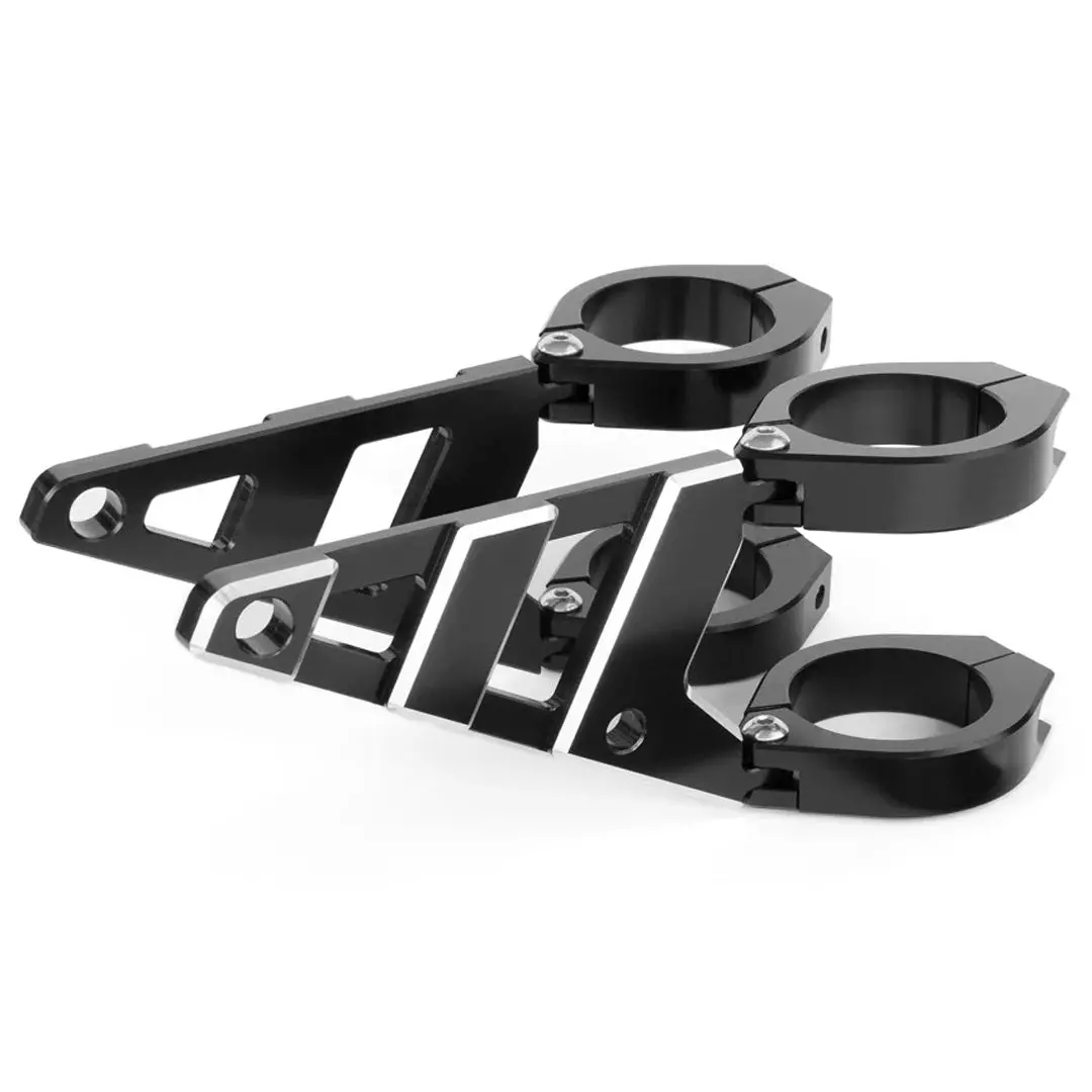 Max Stomp Cnc T6061 Headlight Brackets - Contrast Cut 1