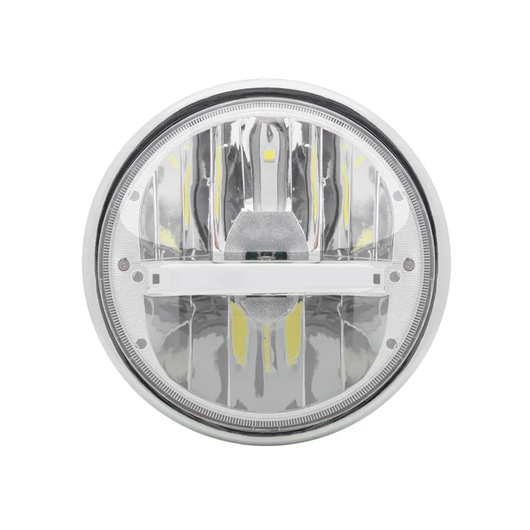 Max-Inc 7.7" Chrome Classic Reflector Type Led Headlight 1