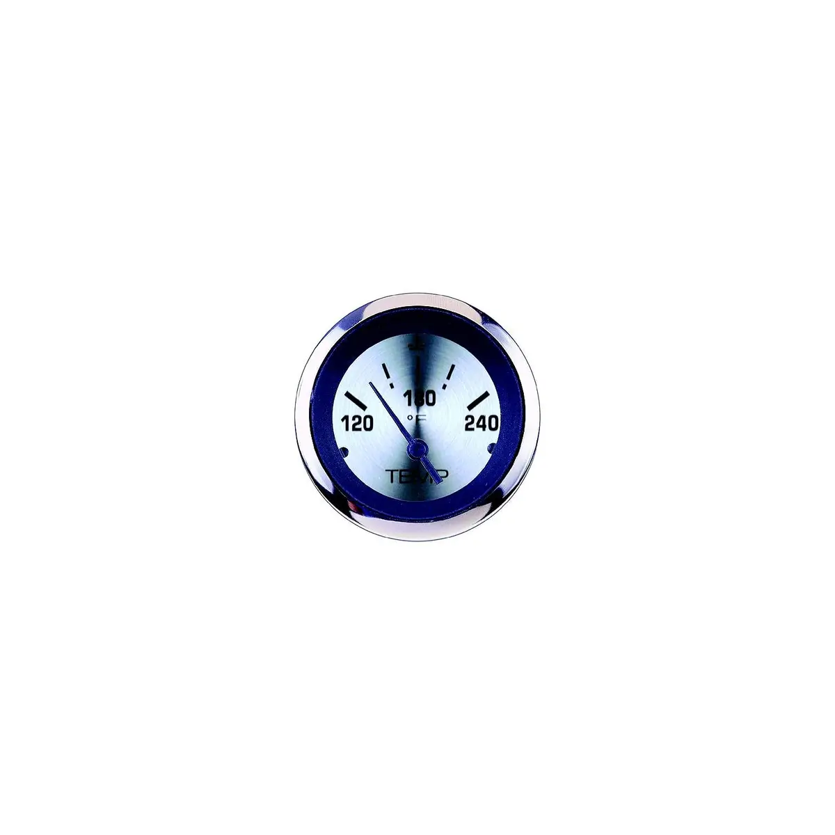 Sierra 63480P Sterling Series 2" Water Temperature Gauge, Stainless Steel Electric, 120-240 F Dial Range, Requires "D" Sender 1