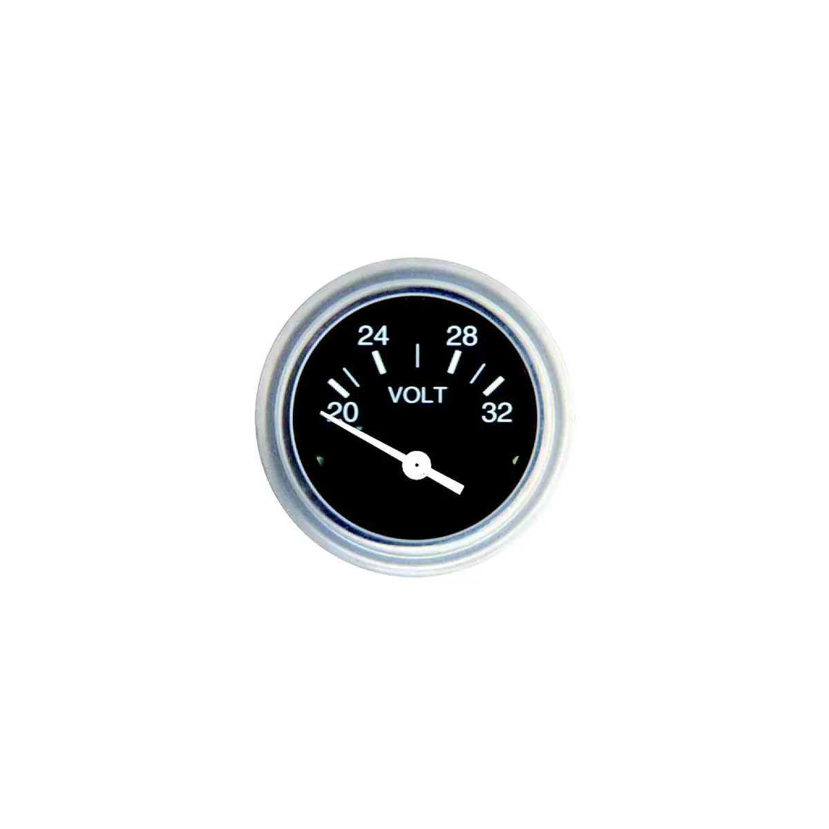 Sierra 80134P Heavy Duty Series 2" 12V System 10-16 Vdc Dial Range Voltmeter, Gauge 1