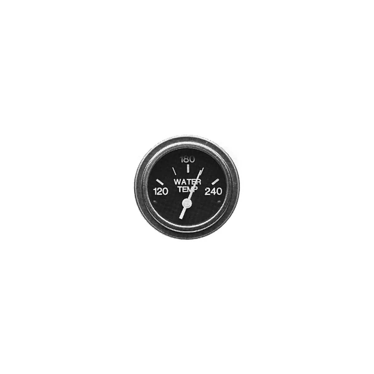 Sierra 80590P Heavy Duty Water Temp Gauge, 2" Electric 120-240 F Dial Range, Requires "D" Sender Code 1
