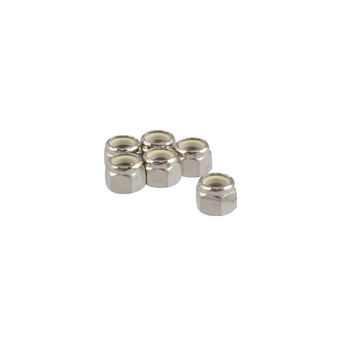 Seastar Hf6008 1/2" Nf Nylon Brass Nuts, 6/Sets 1