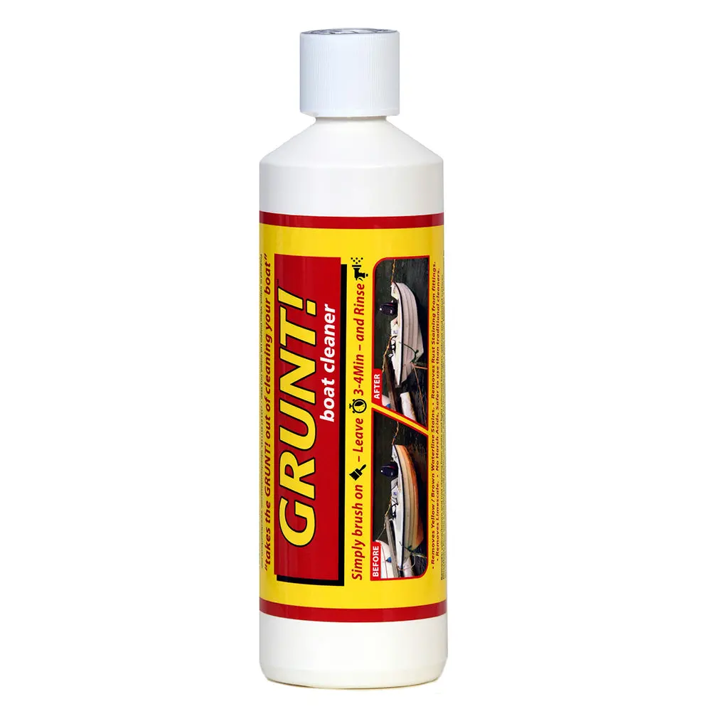 Grunt! Gbc16 16Oz Boat Cleaner Removes Waterline & Rust Stains 1