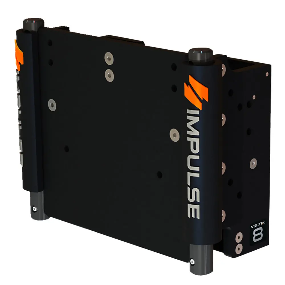 Impulse Xl 8" Set Back Electric Jack Plate W/Standard Control - Black Anodize 1