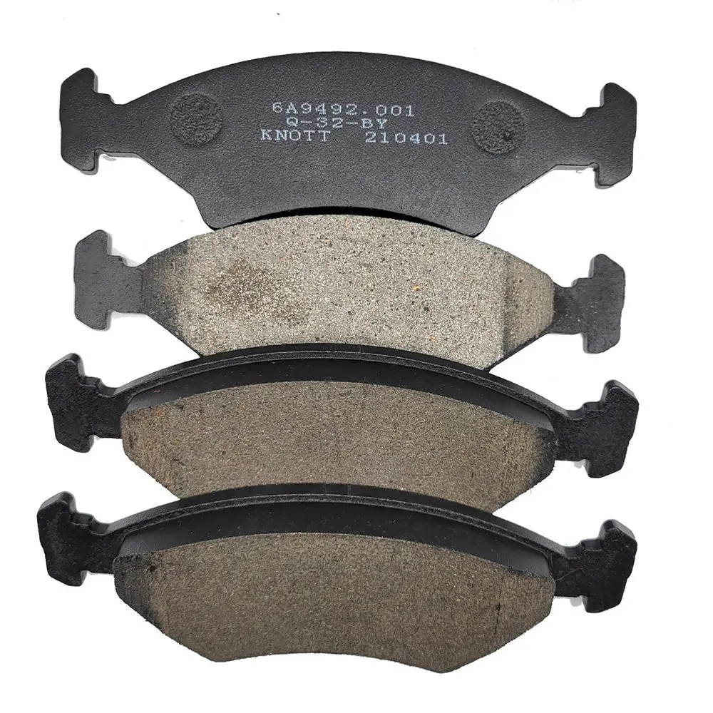 Load Rite 4265.65K By Knott Brake Pads 10 & 12" Disc Full Axle 2 Sets Inner &, Outer 1