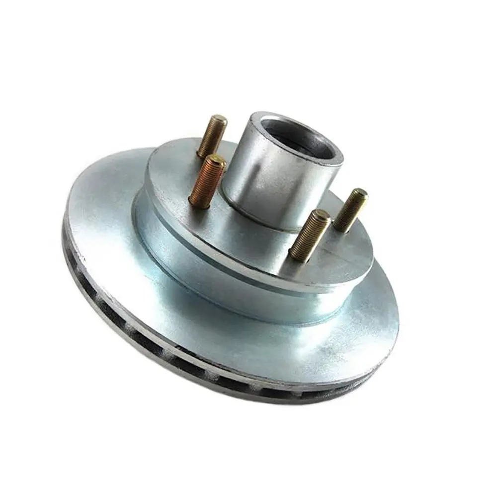 Load Rite 4265.47K Rotor Complete Kit Vented 9.75" Integral, No Grease 5 Stud Dacromet Finish Knott 1