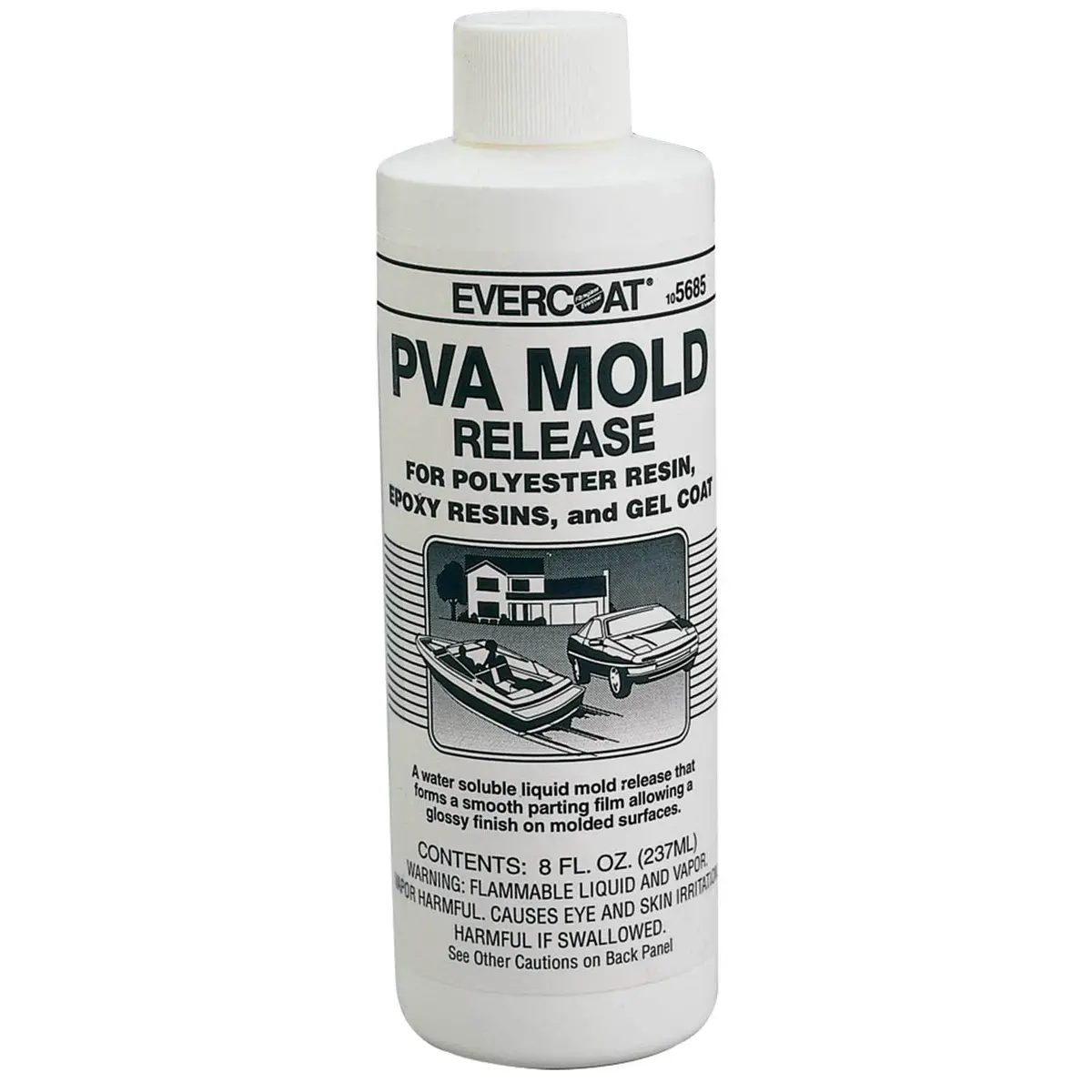 Fiberglass Evercoat Pva Mold Release - Use With Gel Kote 1