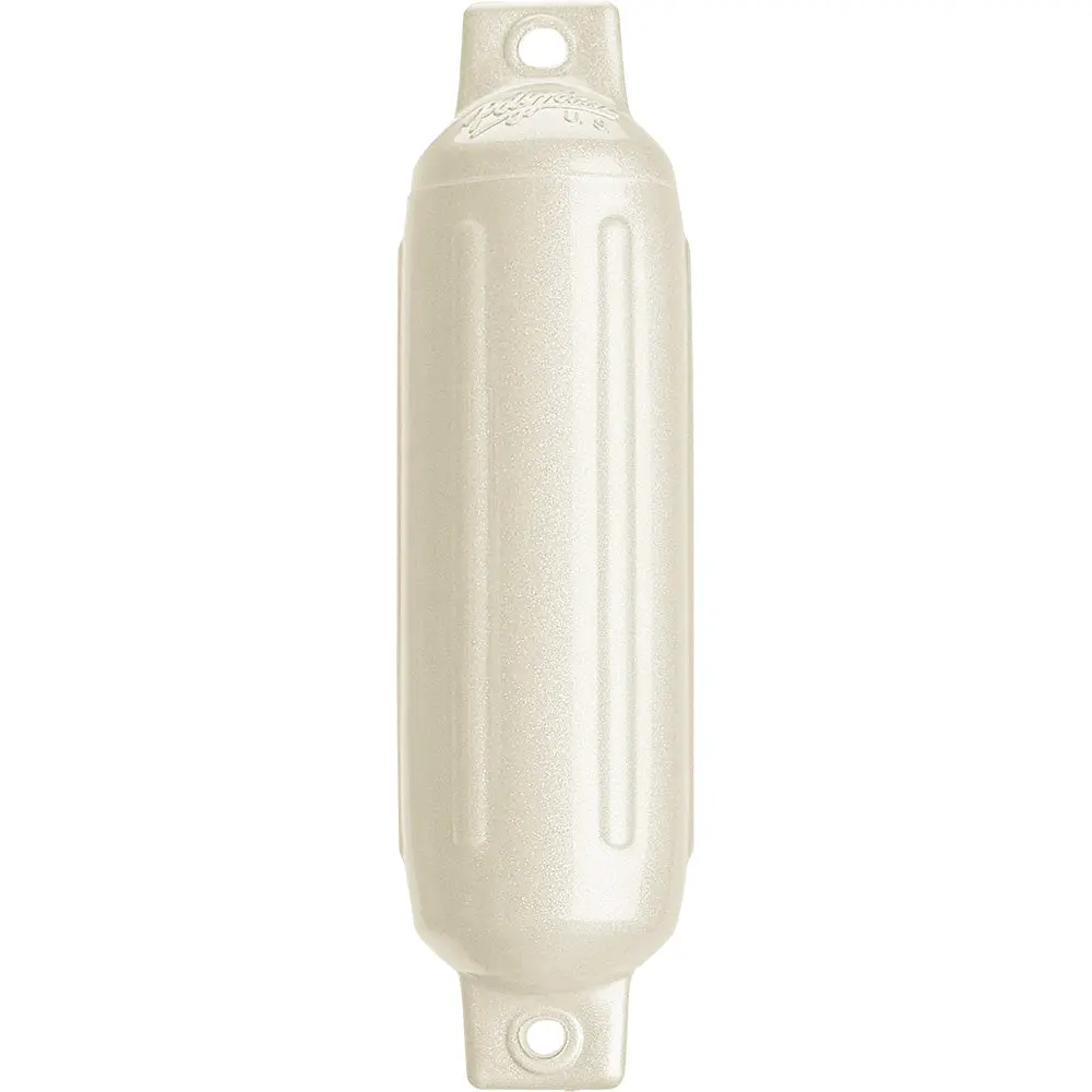 Polyform G-1 Metallic White G-1 Twin Eye Fender 3.5" X 12.8" 1