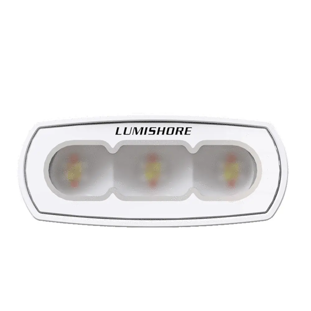 Lumishore 010-04459-00 Lux 4" Flood Light White Housing 1