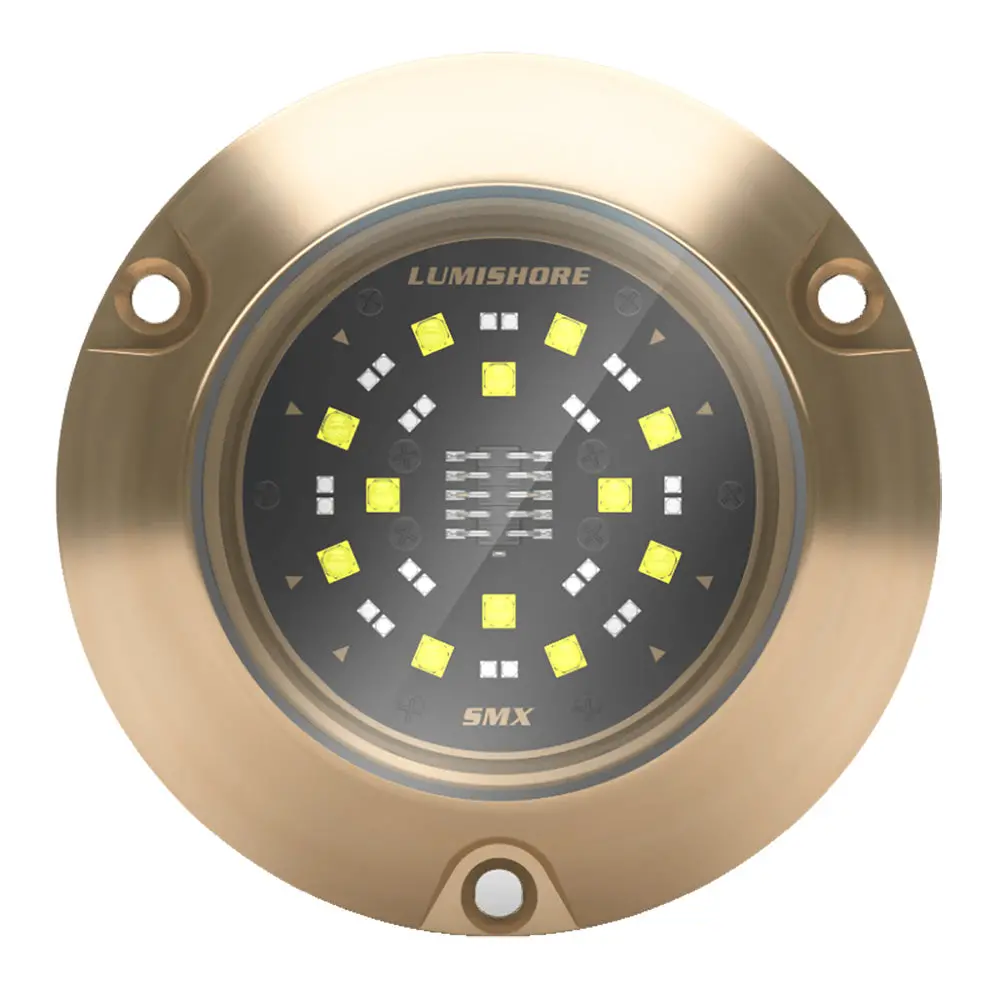 Lumishore 010-04505-00 Eclipse Smx54 Single Surface Mount Underwater Light, Blue/White 1