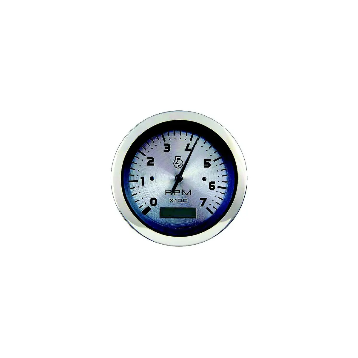 Sierra 63474P Sterling Series 3" Electric Tachometer & Hourmeter, 0-7,000 Rpm Dial Range, Ss, Outboard & 4 Stroke Gas, Alt/Coil Sender 1