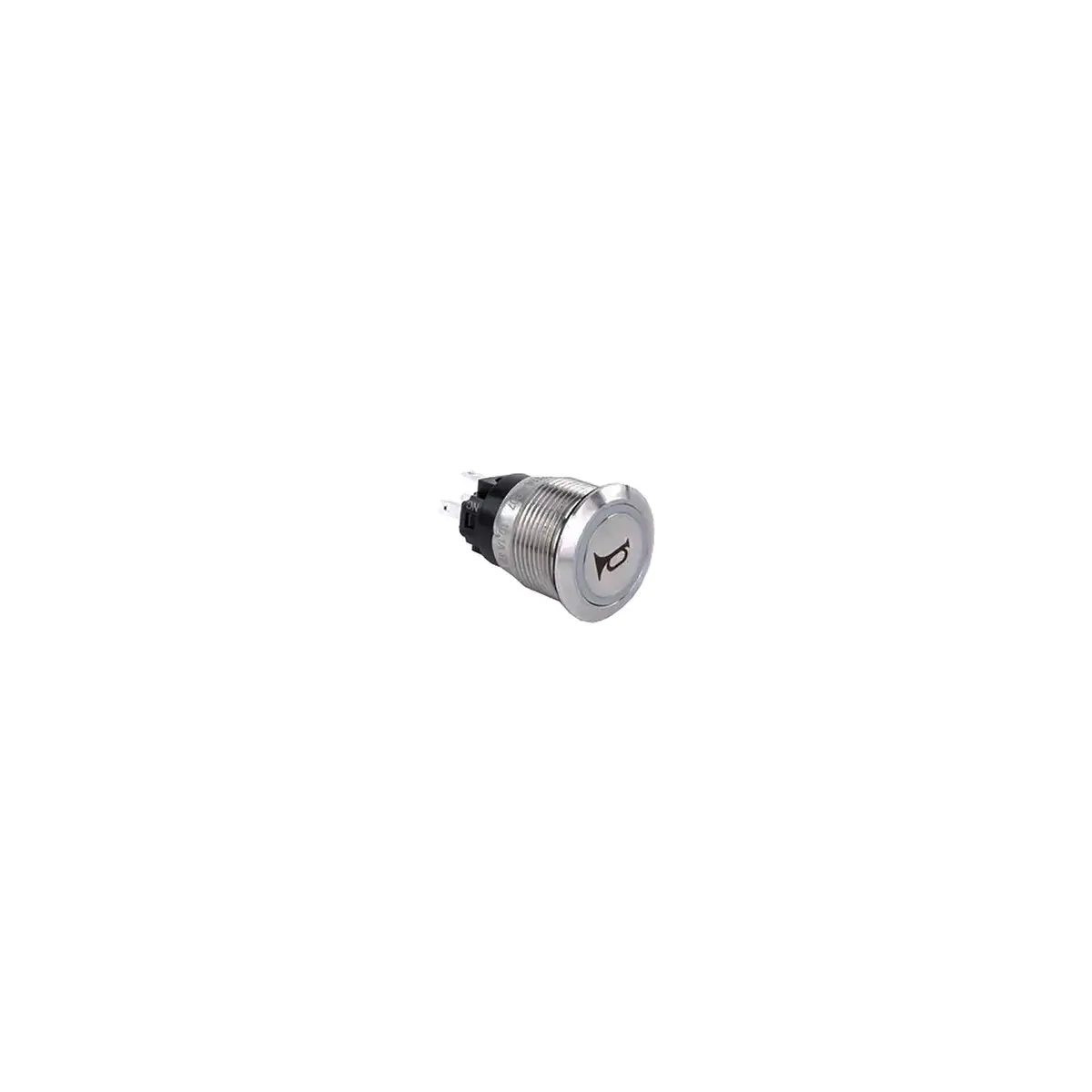 Sierra Av10050r Push-Button Switch, Off/On, Red Halo Led W/Horn Symbol 1