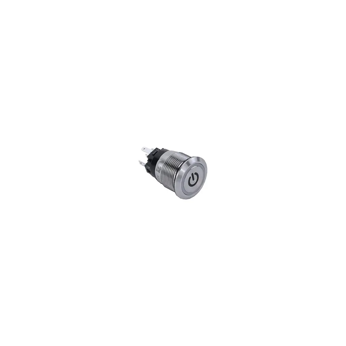 Sierra Av10060b Push-Button Switch, Off/On, Blue Halo Led W/On-Off Symbol 1