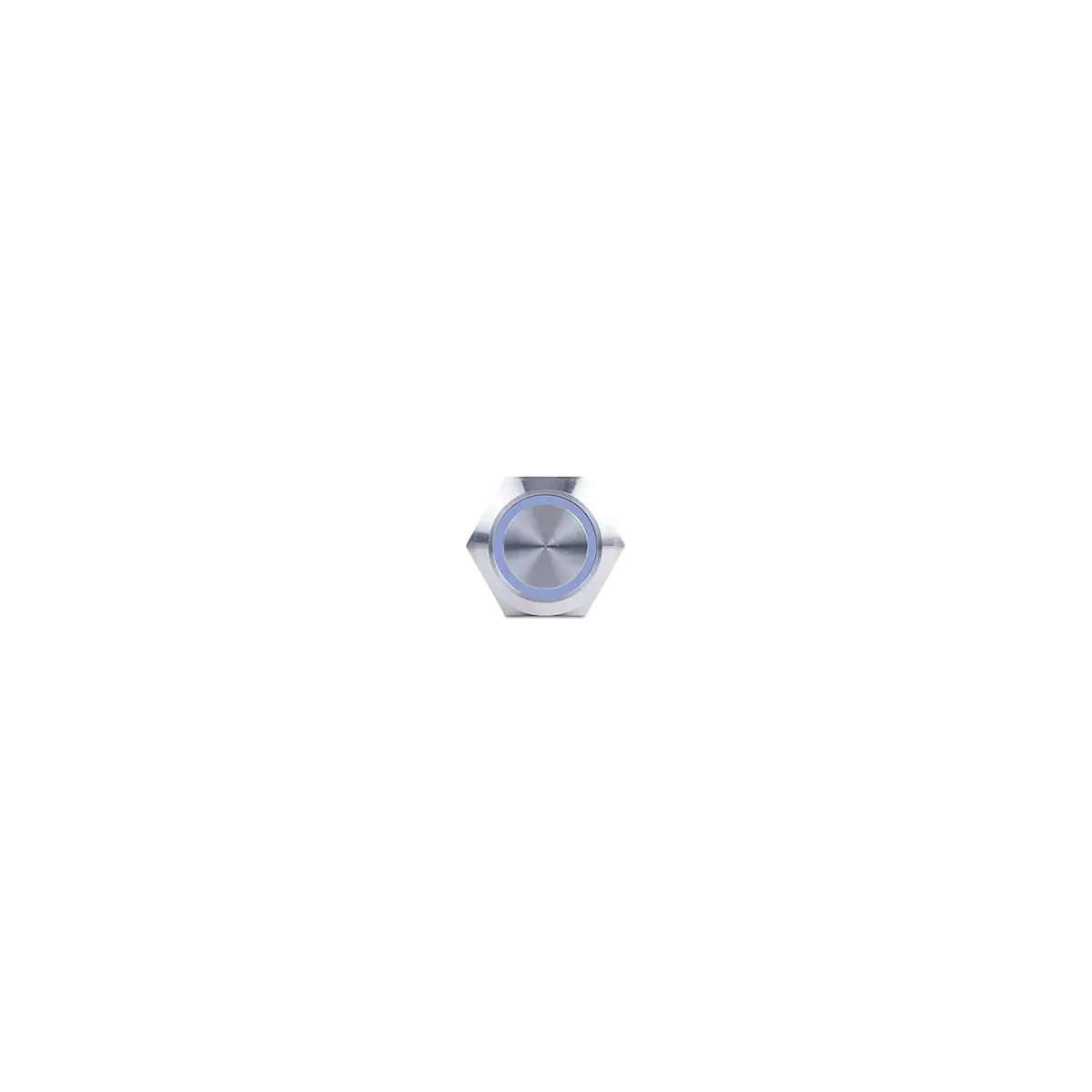 Sierra Av10030b Push-Button Switch, Off/(On), Blue Halo Led 1