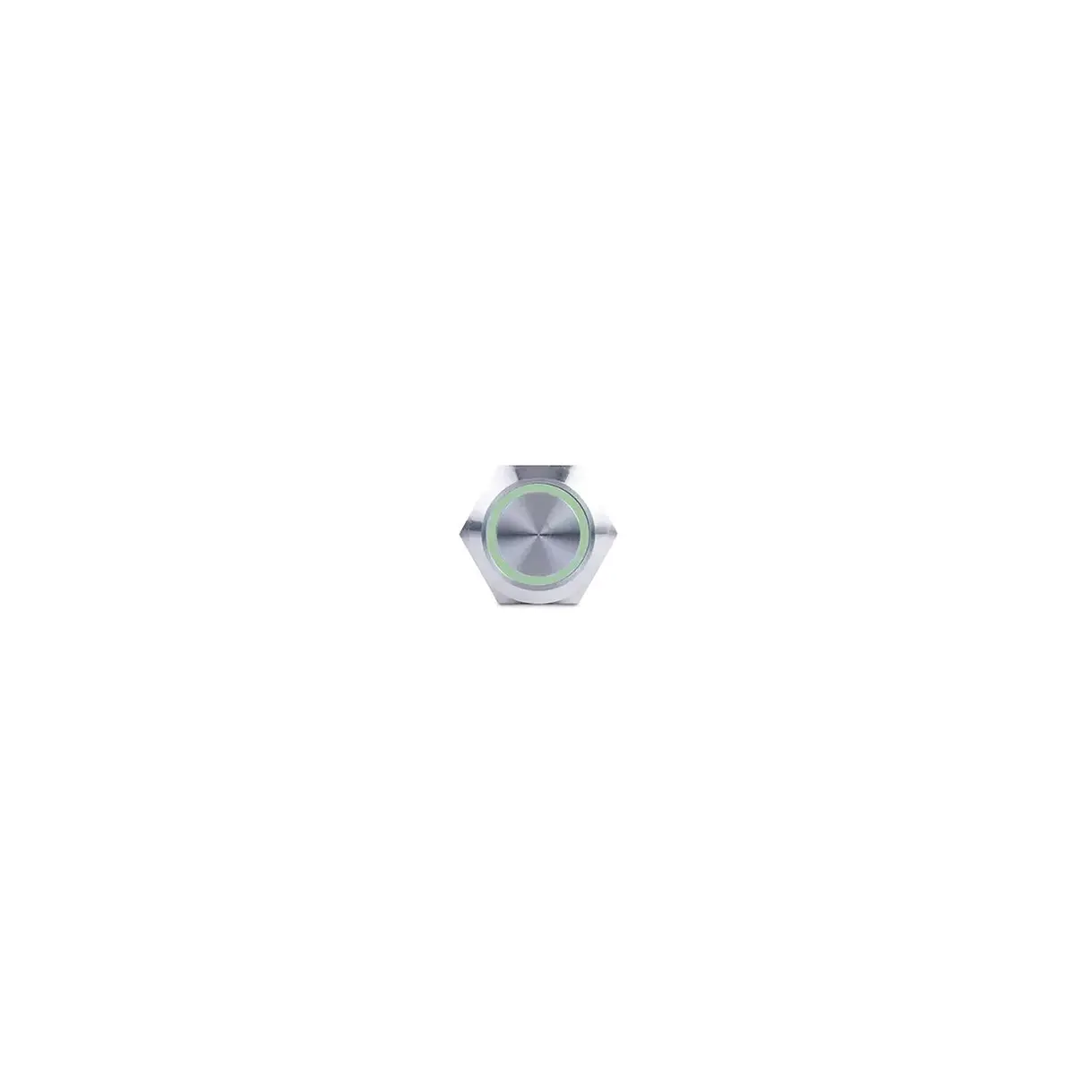 Sierra Av10030g Push-Button Switch, Off/(On), Green Halo Led 1