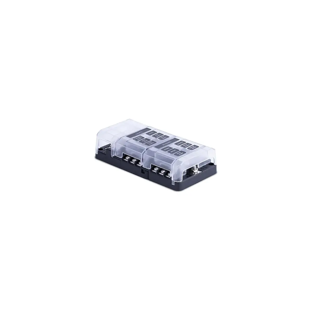 Sierra Fs40840 408 Series Fuse Block W/Bus Bar & Cover, 12-Gang 1