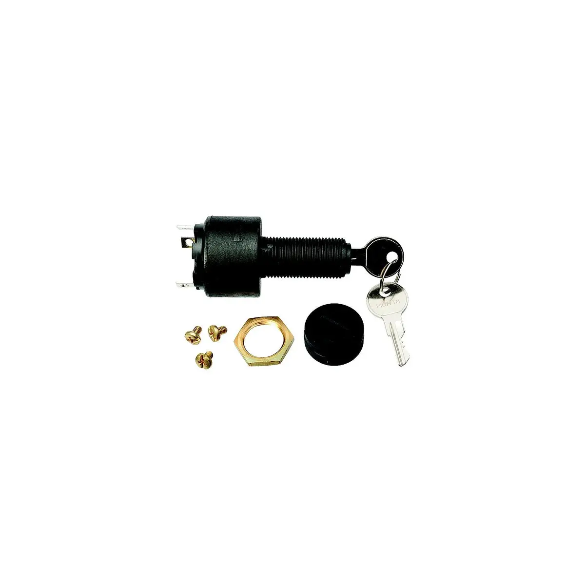 Sierra Mp39200 Conventional 3 Position 1 1/8" Polyester 3 Screw Terminal 12V 15, Amp Ignition Starter Switch 1