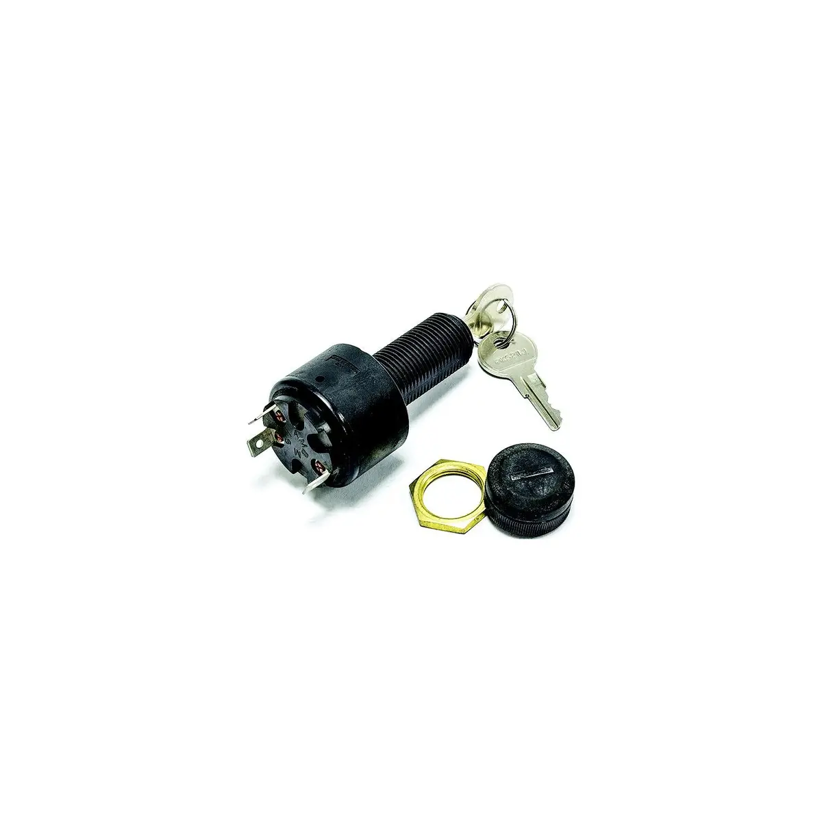 Sierra Mp39770 Conventional 3 Position 1 1/8" Polyester 3 Blade Terminal 12 15, Amp Ignition Starter Switch 1