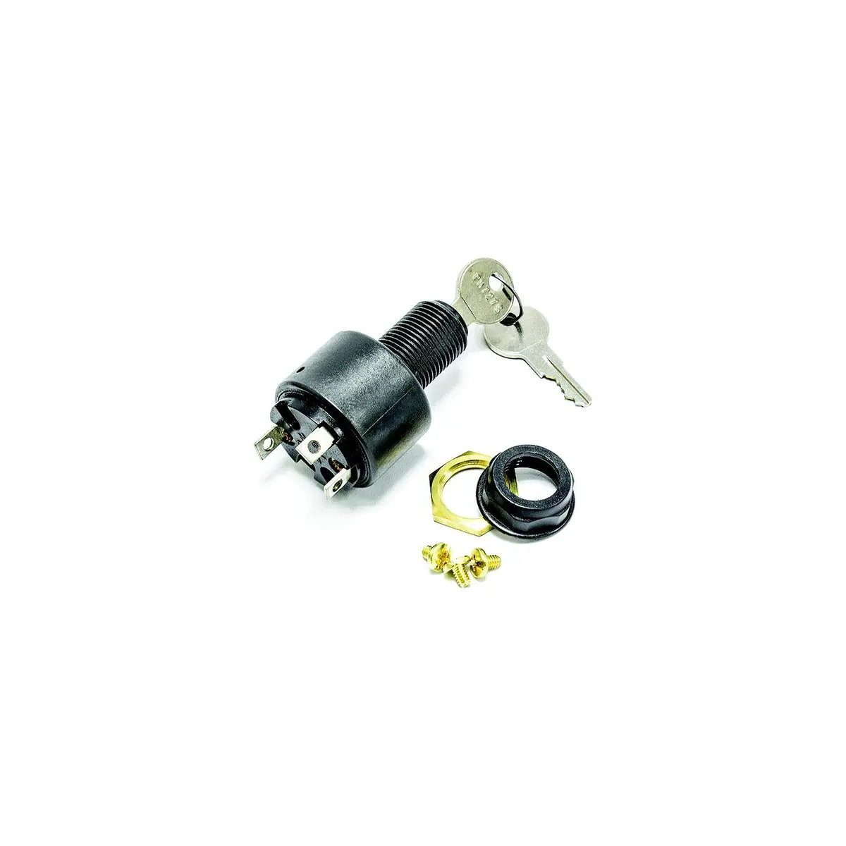 Sierra Mp39780 Conventional 3 Position 5/8" Polyester 3 Screw Terminal 12V 15, Amp Ignition Starter Switch 1