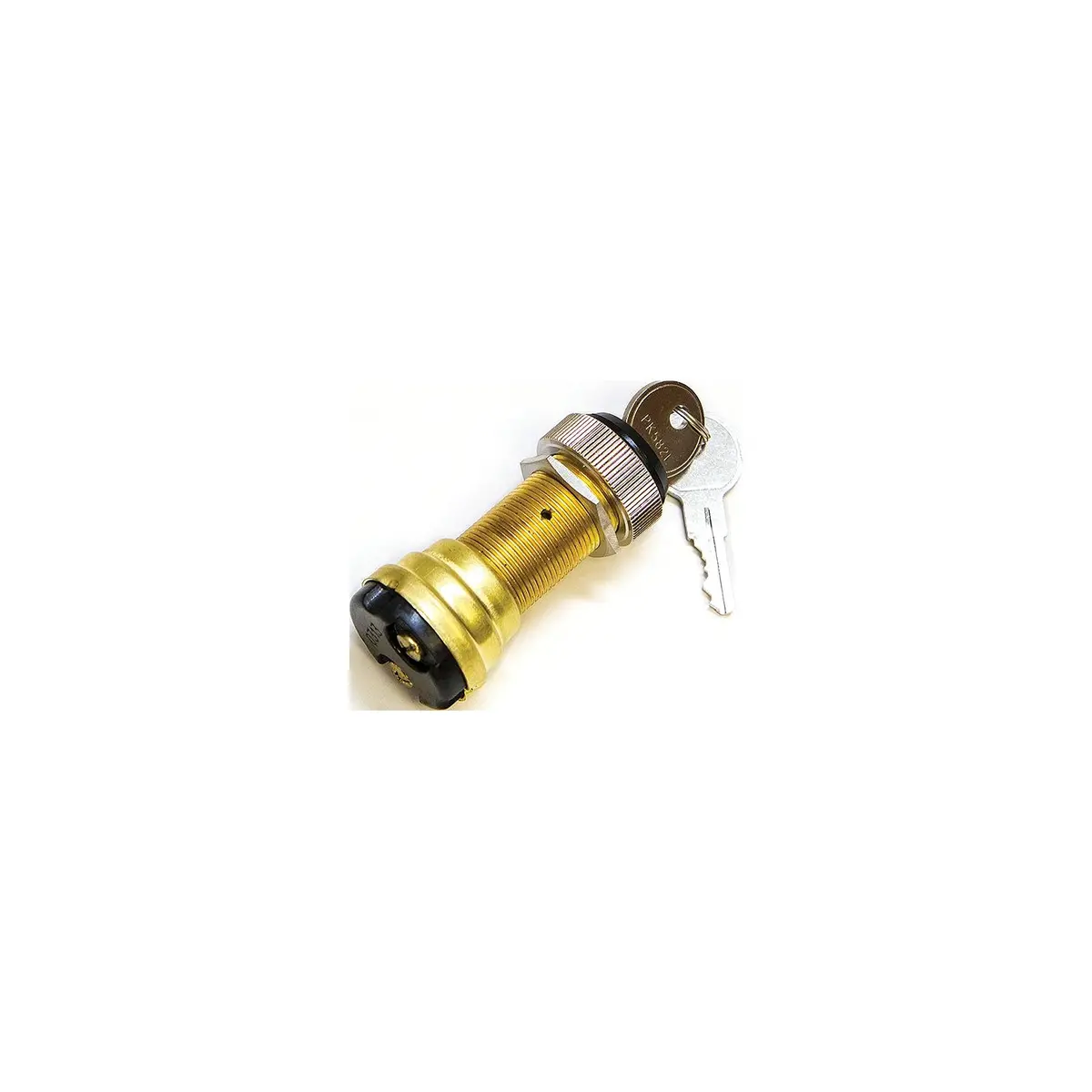 Sierra Mp39820-1 Conventional 2 Position 1 1/8" Brass 2 Screw Terminal 12V 15, Amp Ignition Starter Switch 2