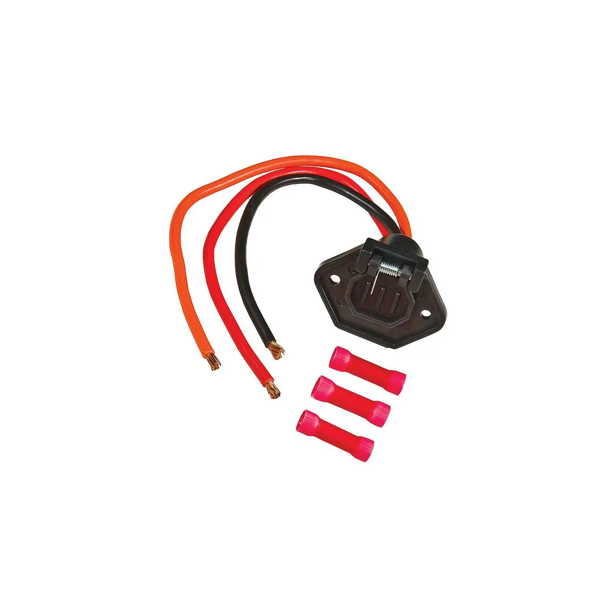 Sierra Wh10540-1 Male Boat Sidetrolling Motor Plug 8Ga 24V 3 Wire 1