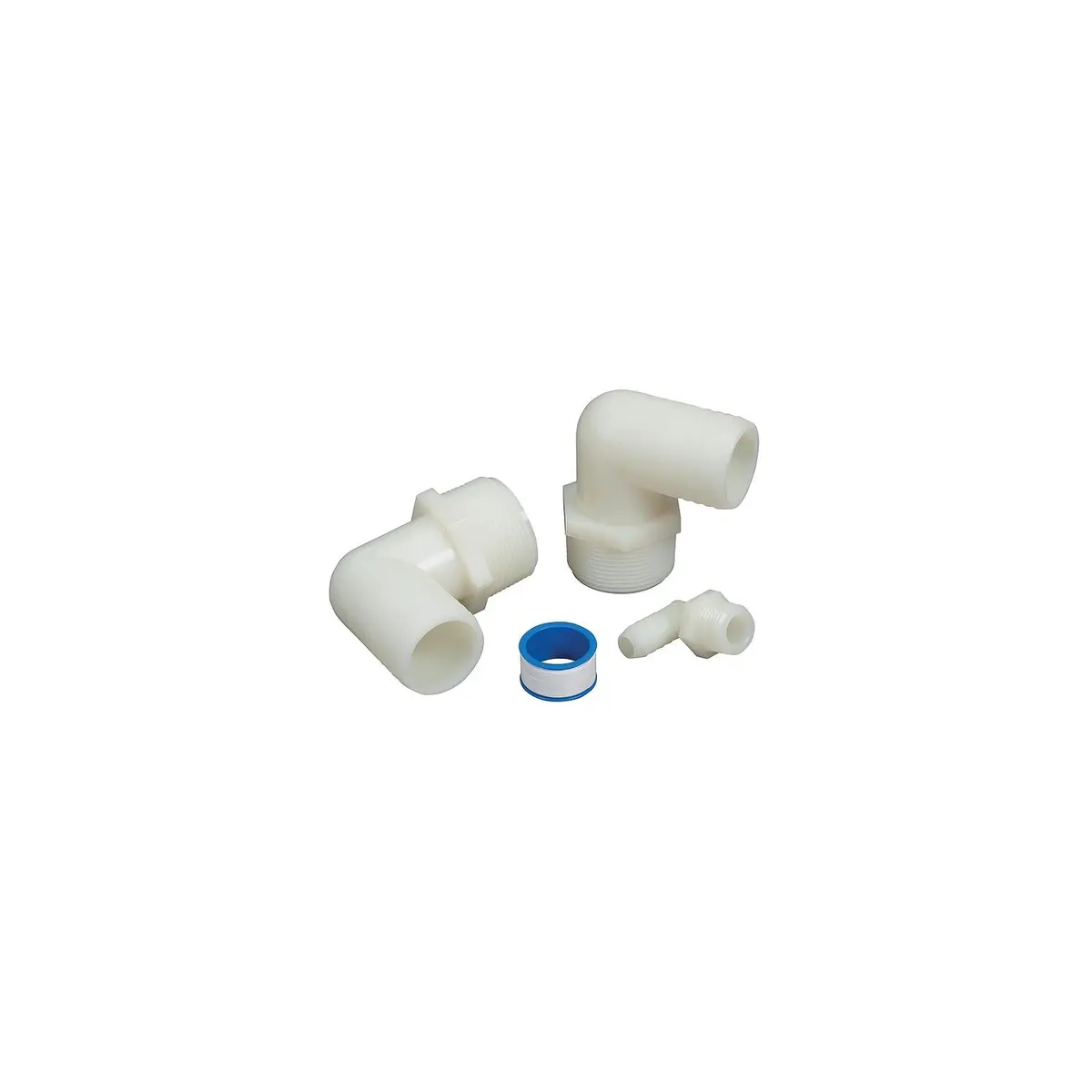 Moeller 41390 Waste Hose Tank Adapter Kit, 90Â° Pipe To Hose 1