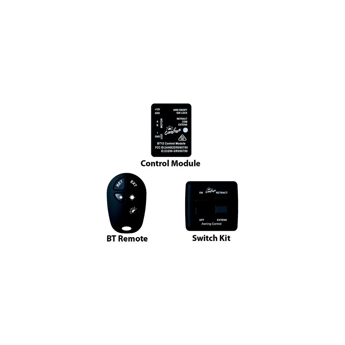 Powerwinch 901600 Carefree Control System, Wireless Awning Control, Module, 12V Switch, Bt Remote 1