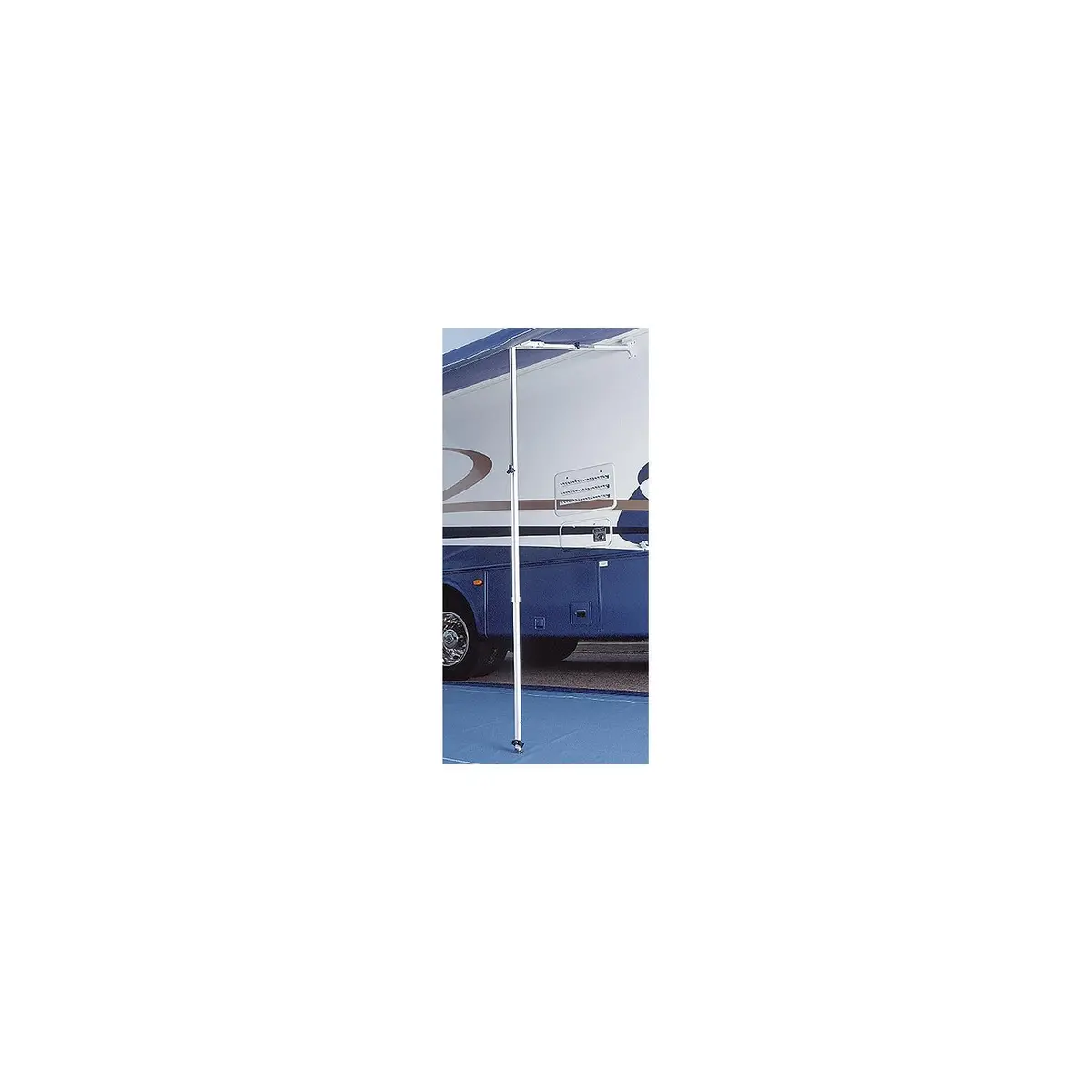 Powerwinch 902865Wht Carefree Rafter 6 Gs Automatic Awning Support Plus Ground, Support, White/White Castings 1
