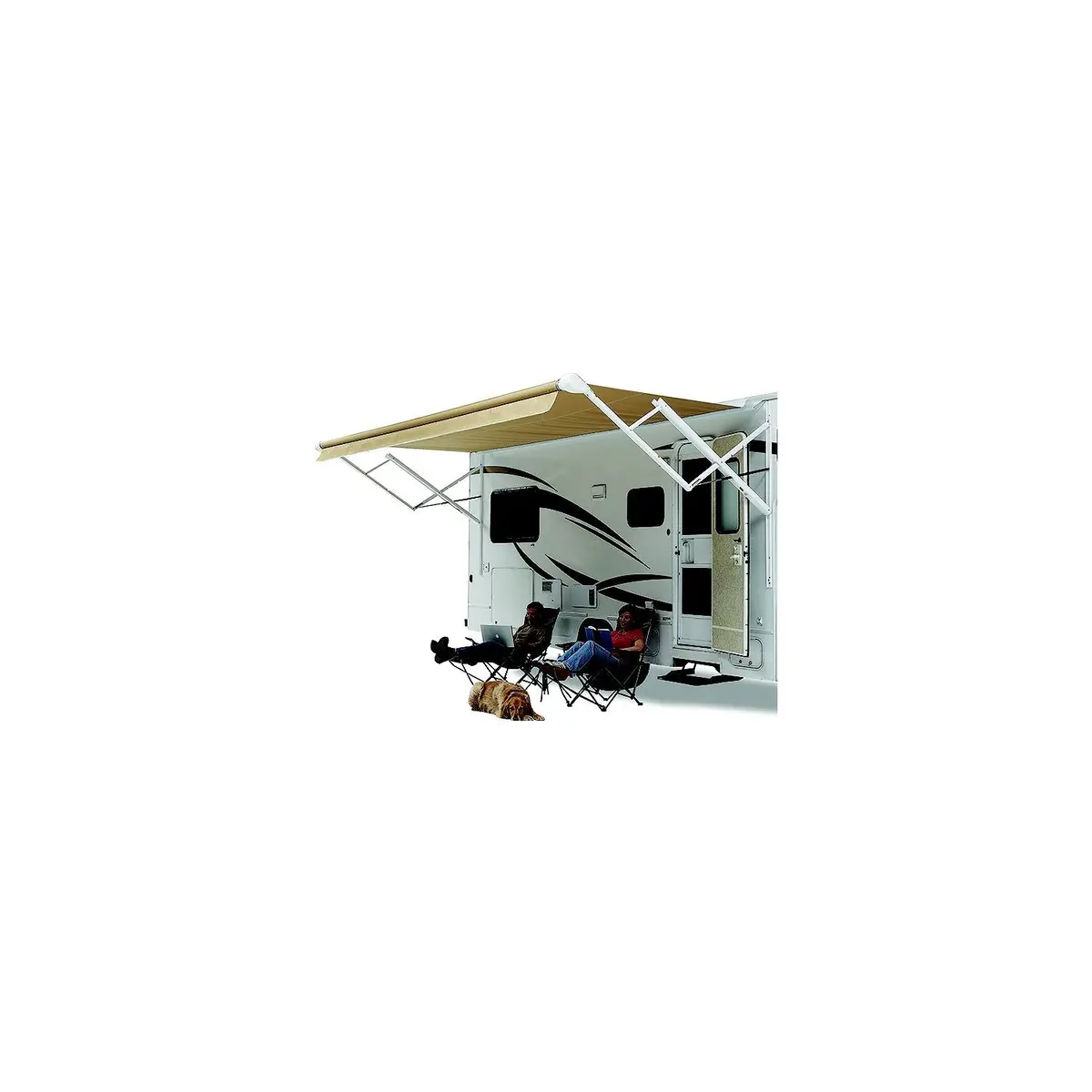Powerwinch Ovjvaphw Carefree Adjustable Pitch Travel'r Arm Set, Black 1