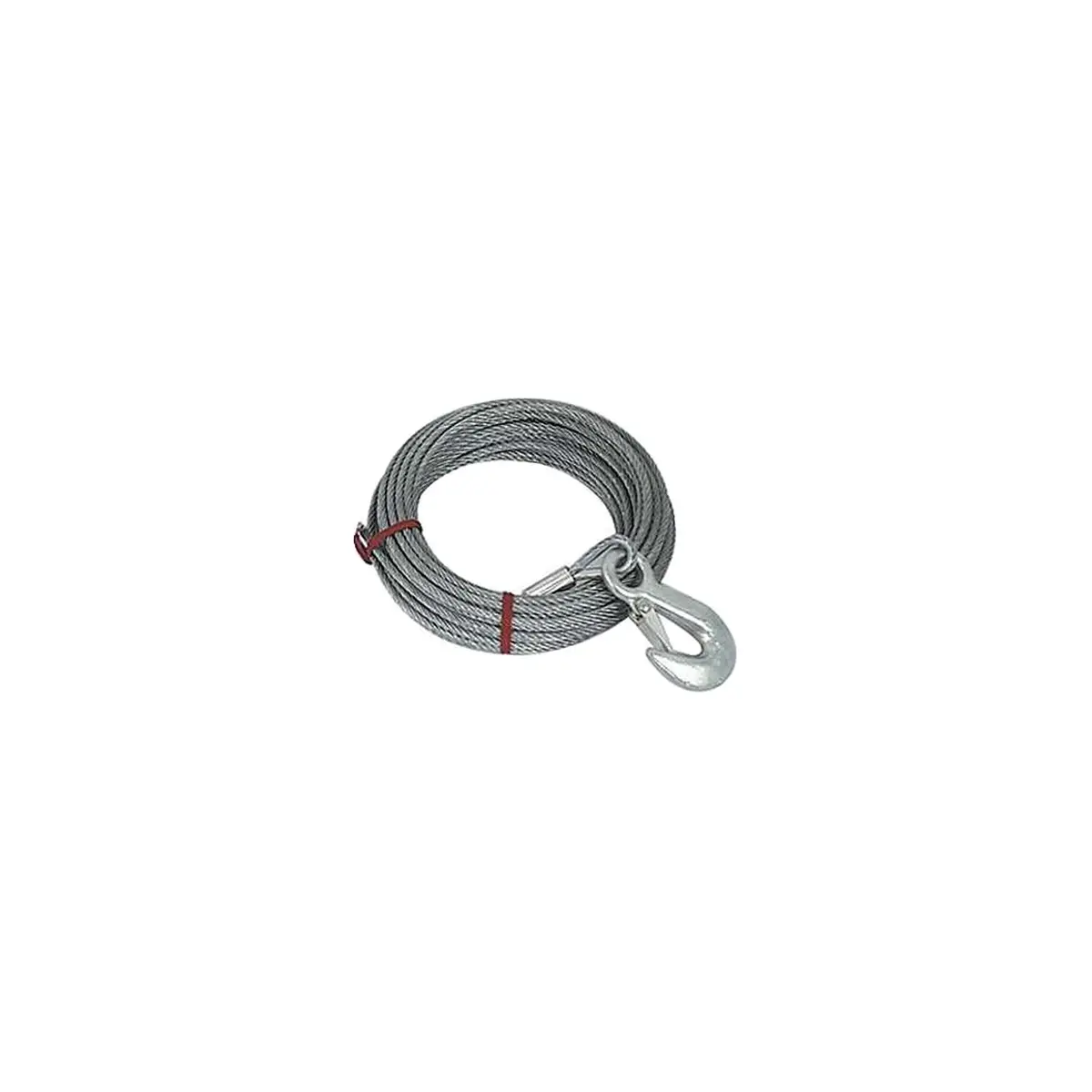 Powerwinch P7185400aj Cable With Hook, 7/32" X 50' 1