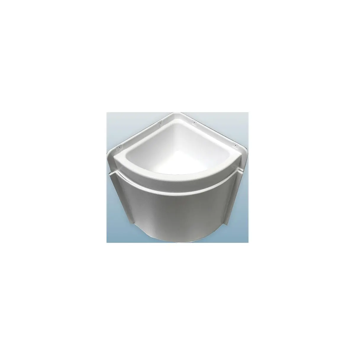 Specialty Recreation Lsc11w Specialy Recreation Lavatory Corner Sink, 11", White 1