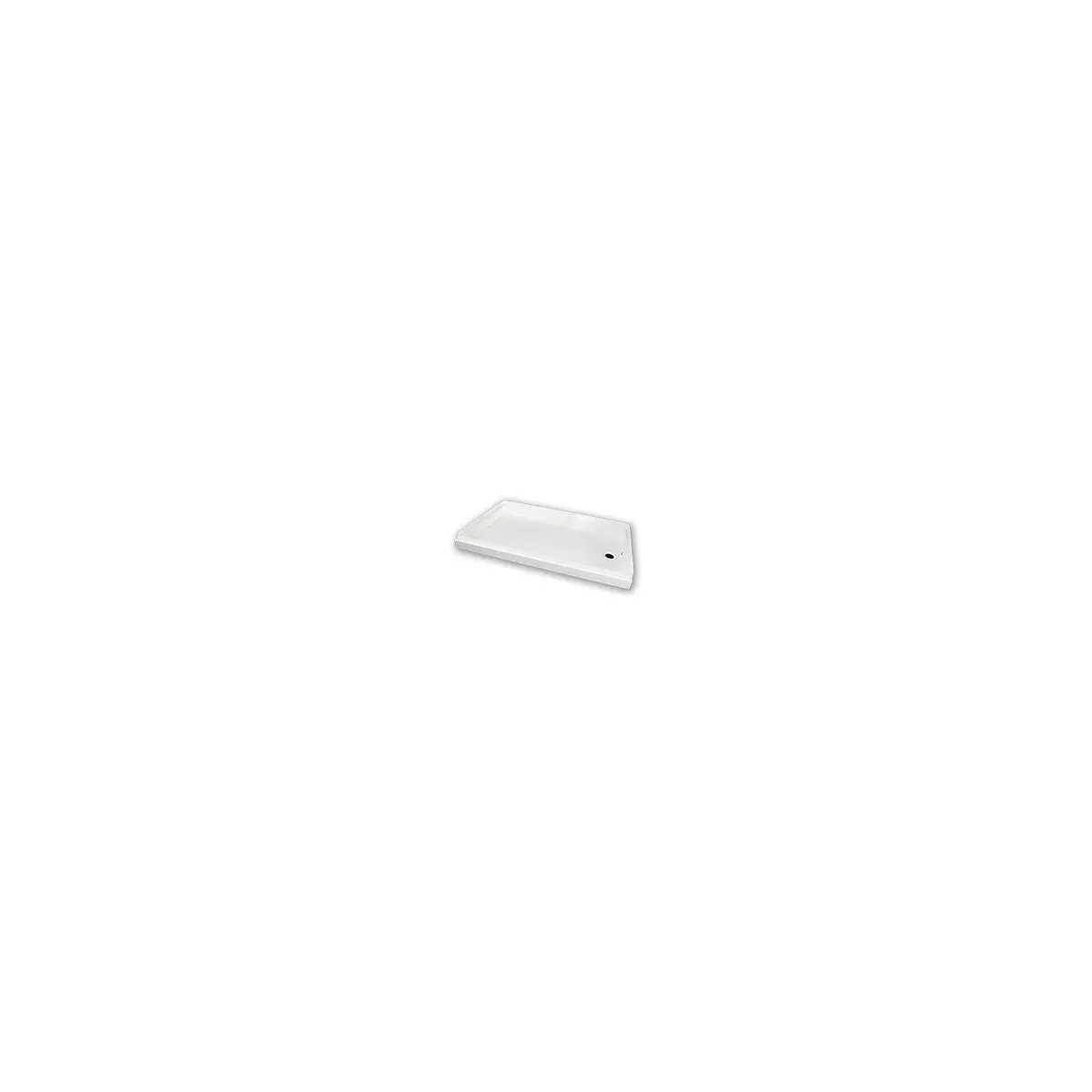 Specialty Recreation Sp2436wr Right Drain Shower Base, 24" X 36", White 1