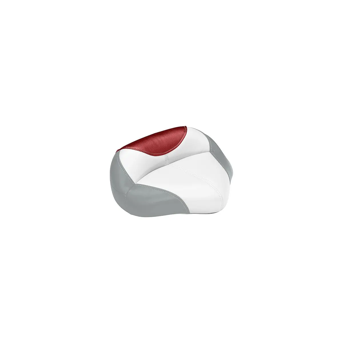 Wise Seats 1466-1774 Wise Baja Series Casting Seat, Brite White/Gray/Dark Red 1