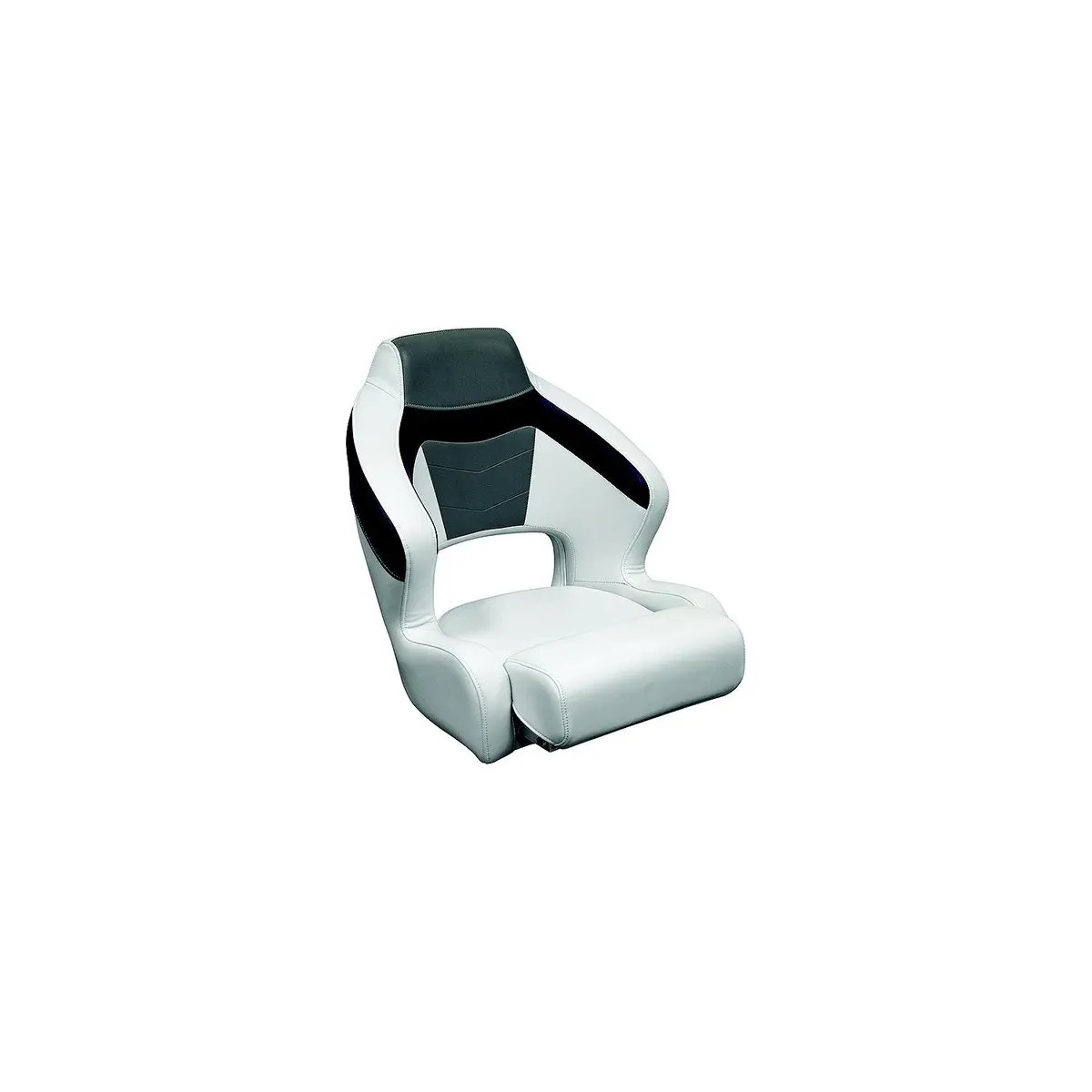 Wise Seats 3338-1773 Wise Baja Xl Bucket Seat W/ Flip Up Bolster, Brite White/Grey/Midnight 1