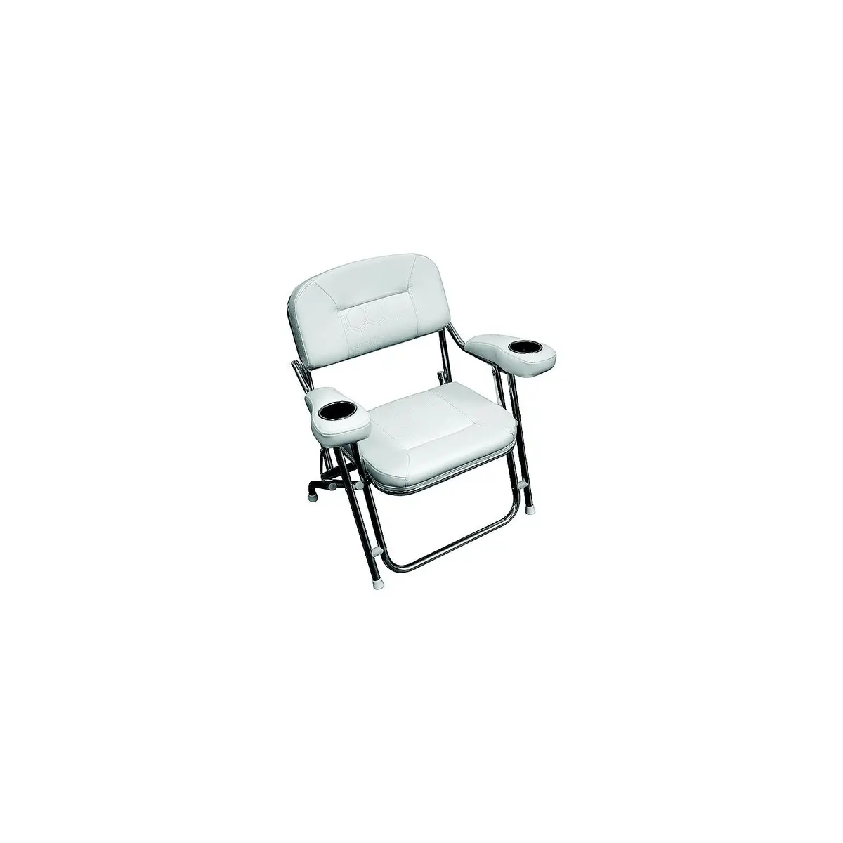 Wise Seats 3367-784 Wise Deluxe Offshore Folding Deck Chair, Brite White 1