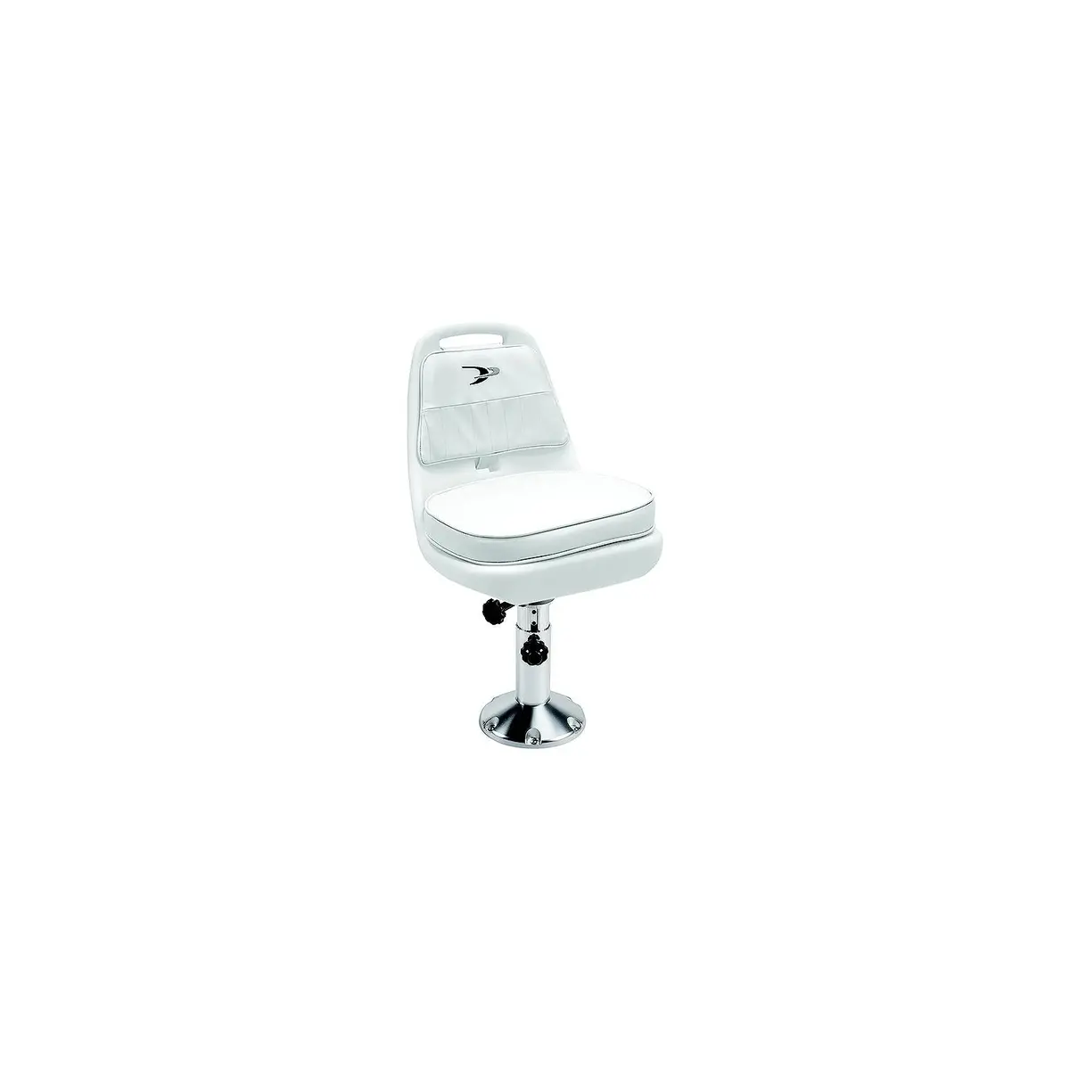 Wise 8Wd013-7-710 Standard Pilot Chair Package, White, Includes Cushions, Mounting Plate, Pedestal, Spider 1