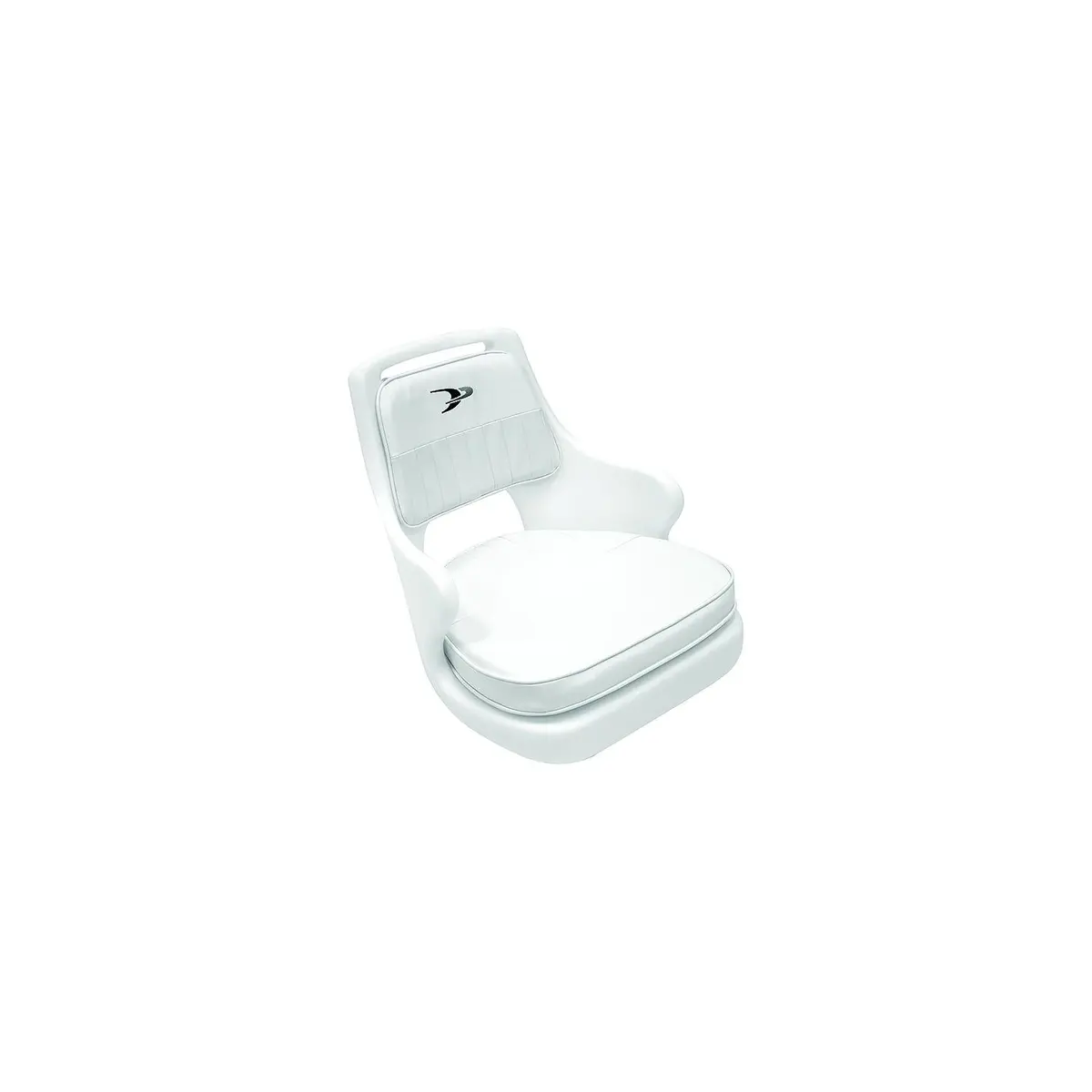 Wise Seats 8Wd015-3-710 Wise Standard Pilot Chair Package W/ Chair, Cushion Set & Mount Plate White 1