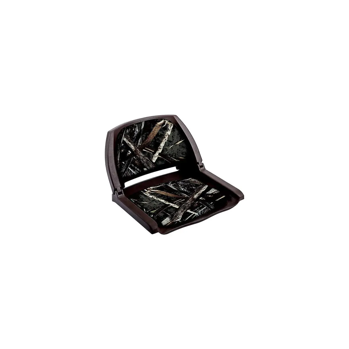 Wise Seats 8Wd139cls-B-733 Wise Deluxe Molded Plastic Fold-Down Seat W/Cushions, Advantage Max5/Brown Shell 1