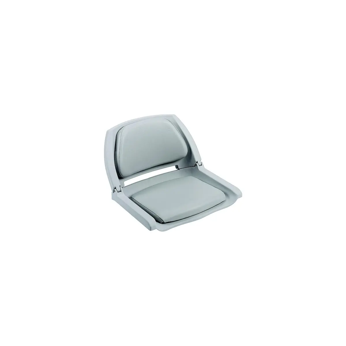 Wise Seats 8Wd139ls-717 Wise Deluxe Molded Plastic Fold-Down Seat W/Cushions, Gray/Gray 1