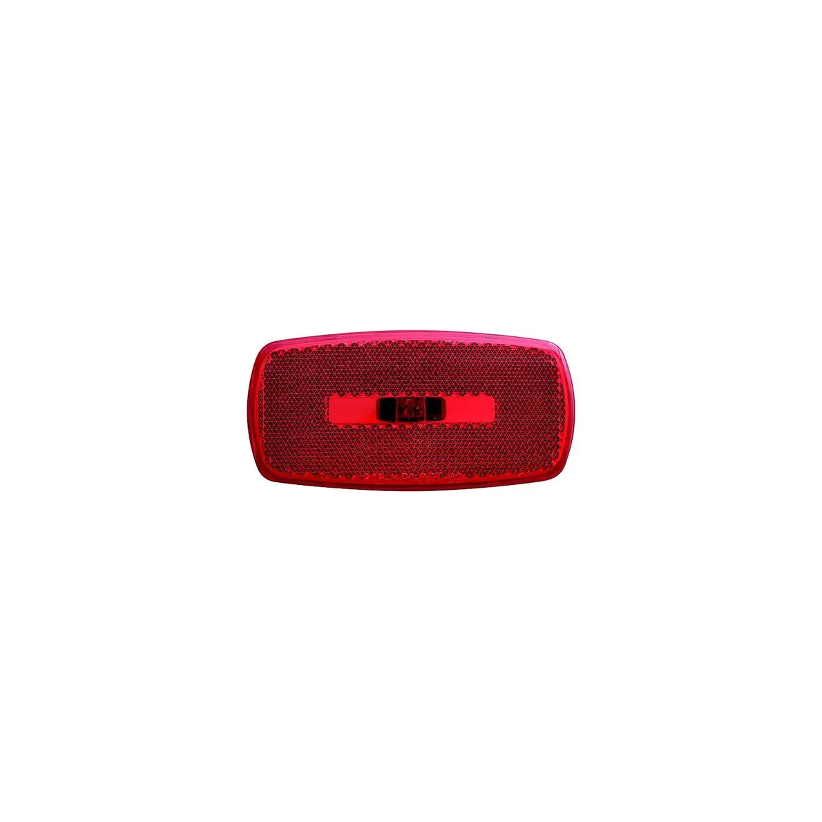 Optronics Surface Mount Marker/ Clearance Lights W/Reflex, White Base, Red Lens 1