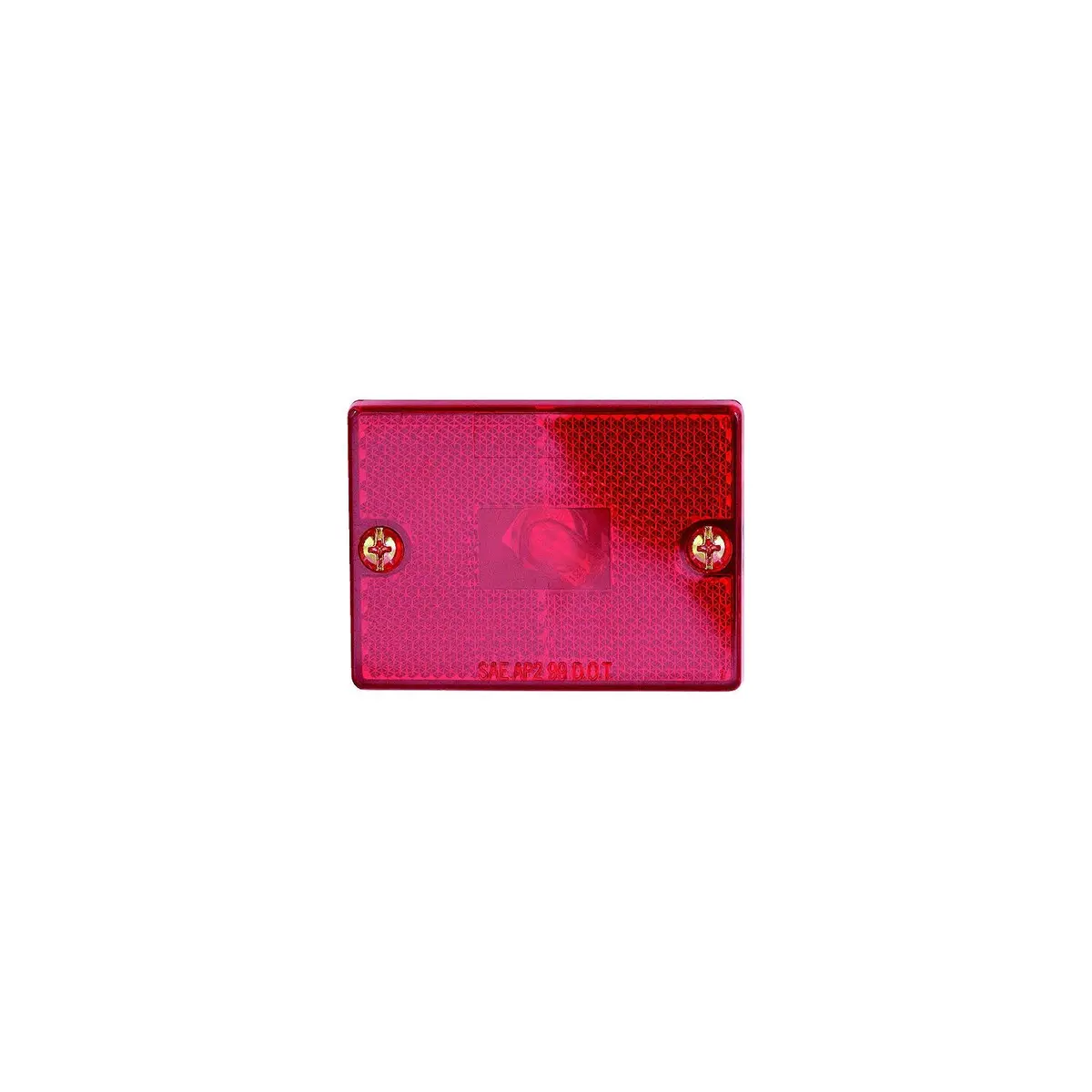 Optronics Mc36rbp Stud Mount Marker/ Clearance Light W/Reflex, Black Base, Amber Lens 1