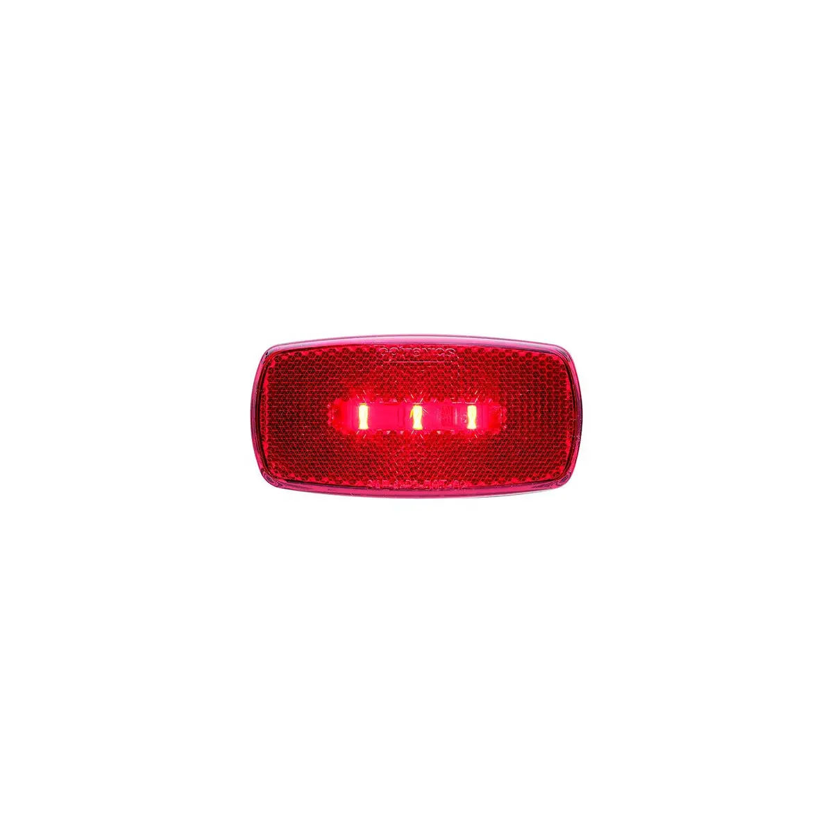 Optronics Mcl32abbp Surface Mount Led Marker/ Clearance Light W/Reflex, Black Base, Amber Lens 1