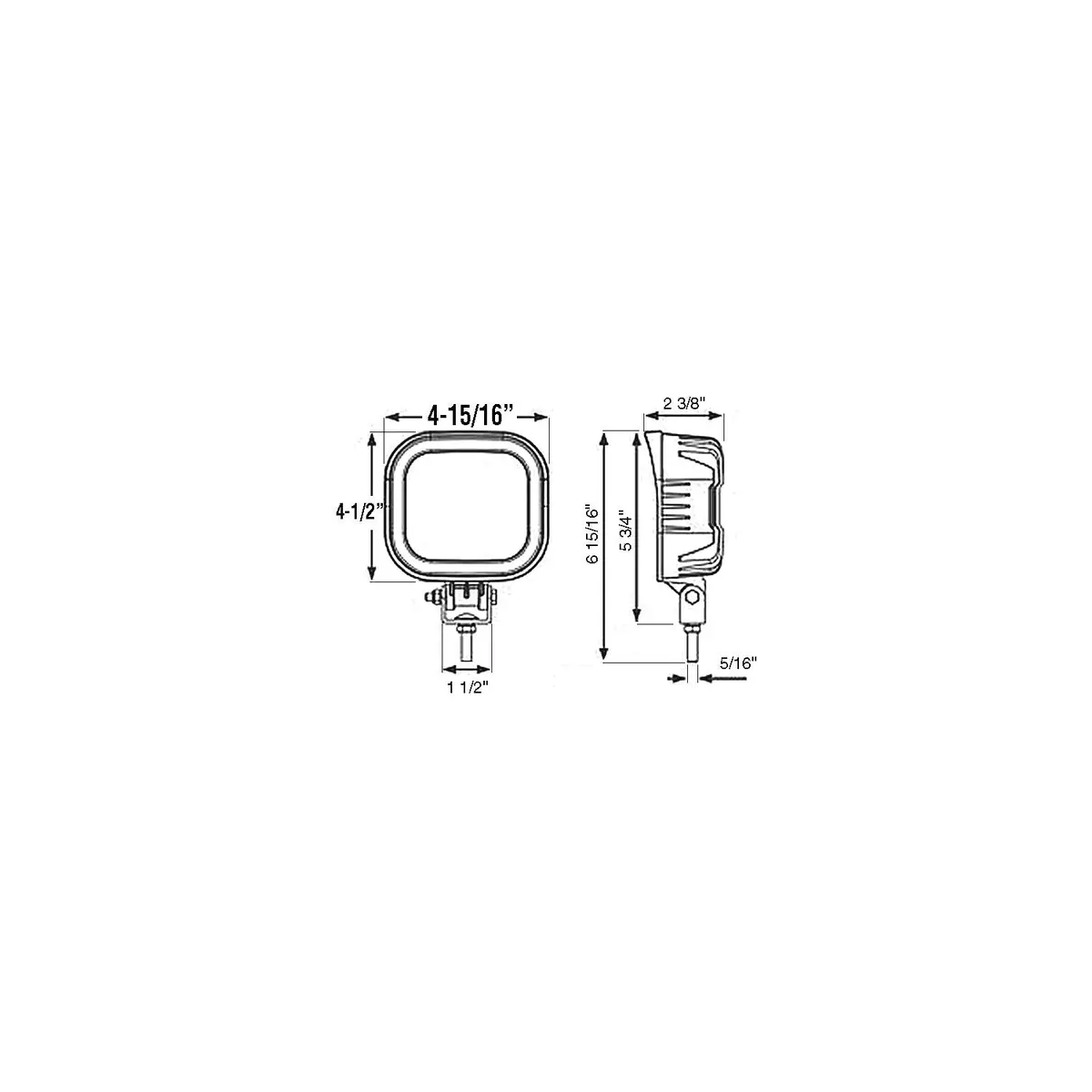 Optronics Tll150fsl Opti-Brite Led Work Floodlight 1