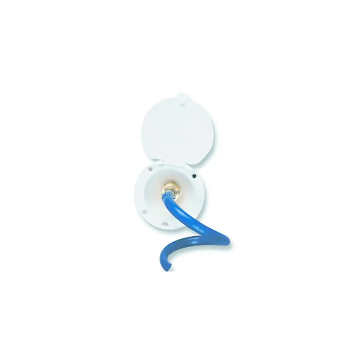 D&W Sa-Port-P-Btw Spray-Port™ Outlet Port Only, 3" Bright White 1