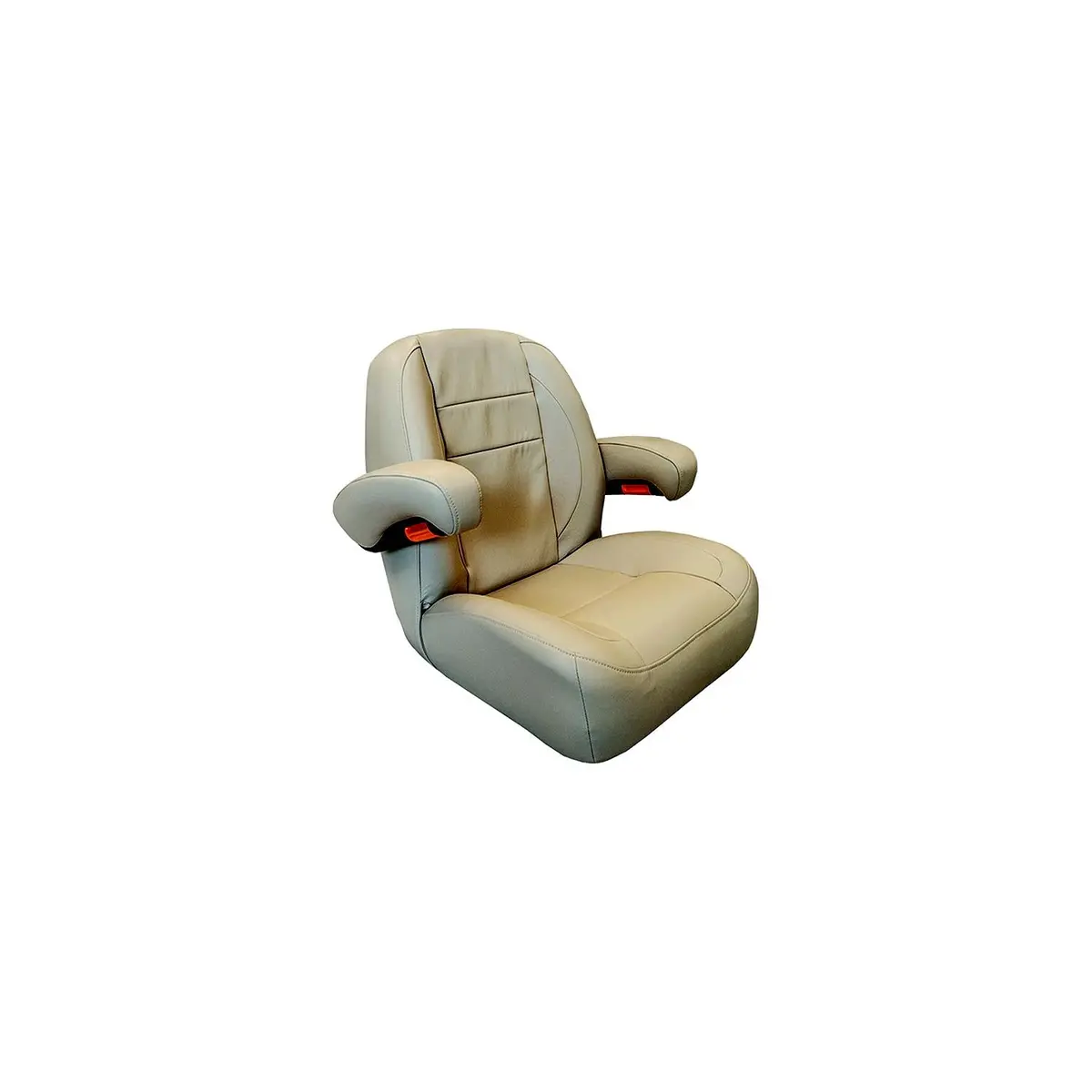Springfield 1042180-01 Pontoon Helm Fixed Chair, Cream 1