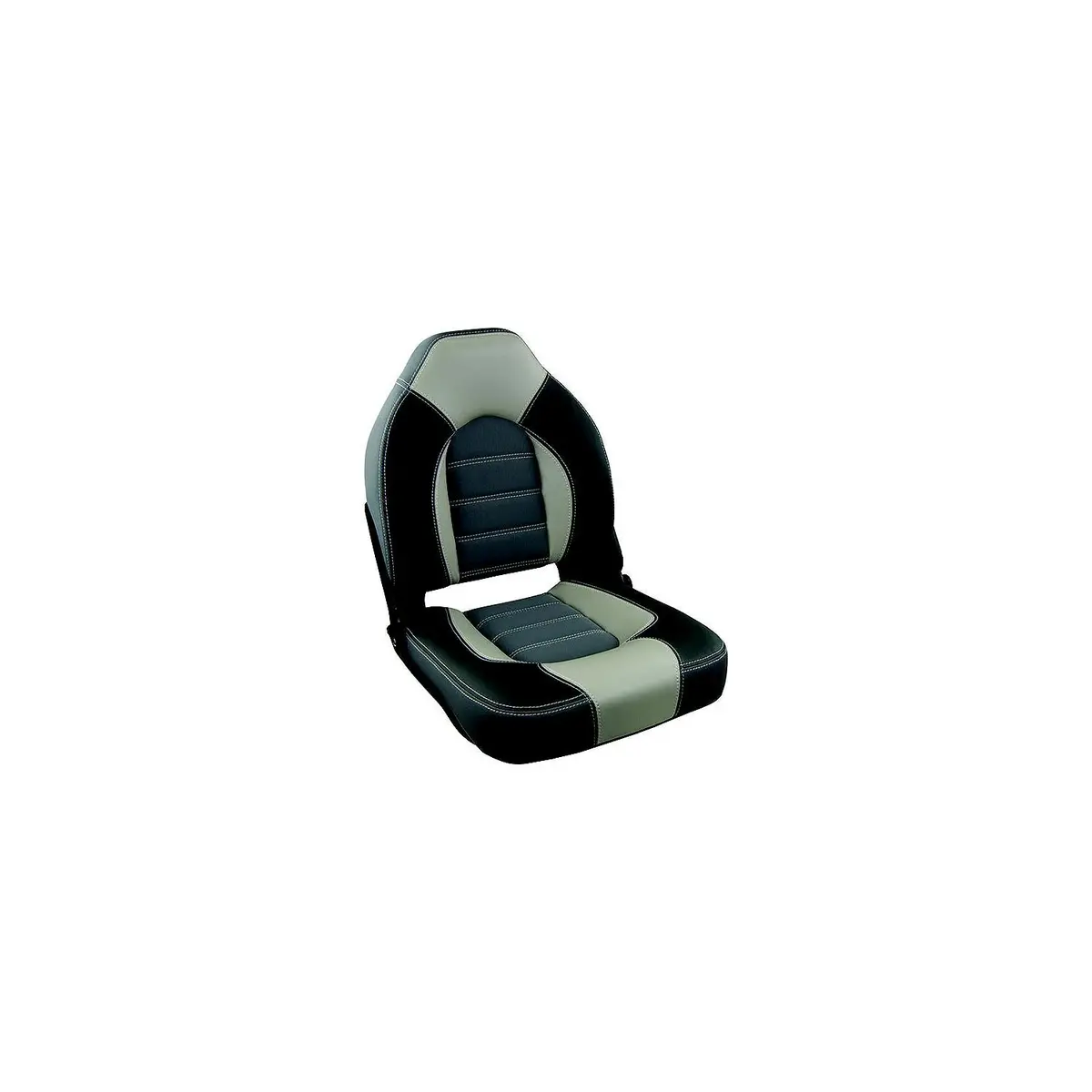 Springfield 1061063-B Skipper Premium High Back Fold Down Seat, Charcoal/Gray 1
