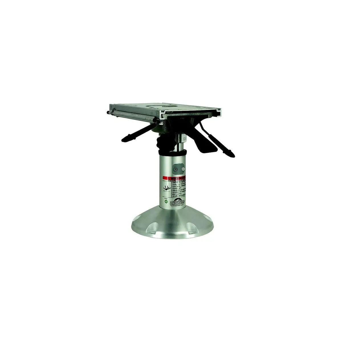 Springfield 1250250-L1 Low-Profile Mainstay Package, 12-1/2" To 15-1/2" Height, Includes Pedestal, Base, Slide & Swivel 1