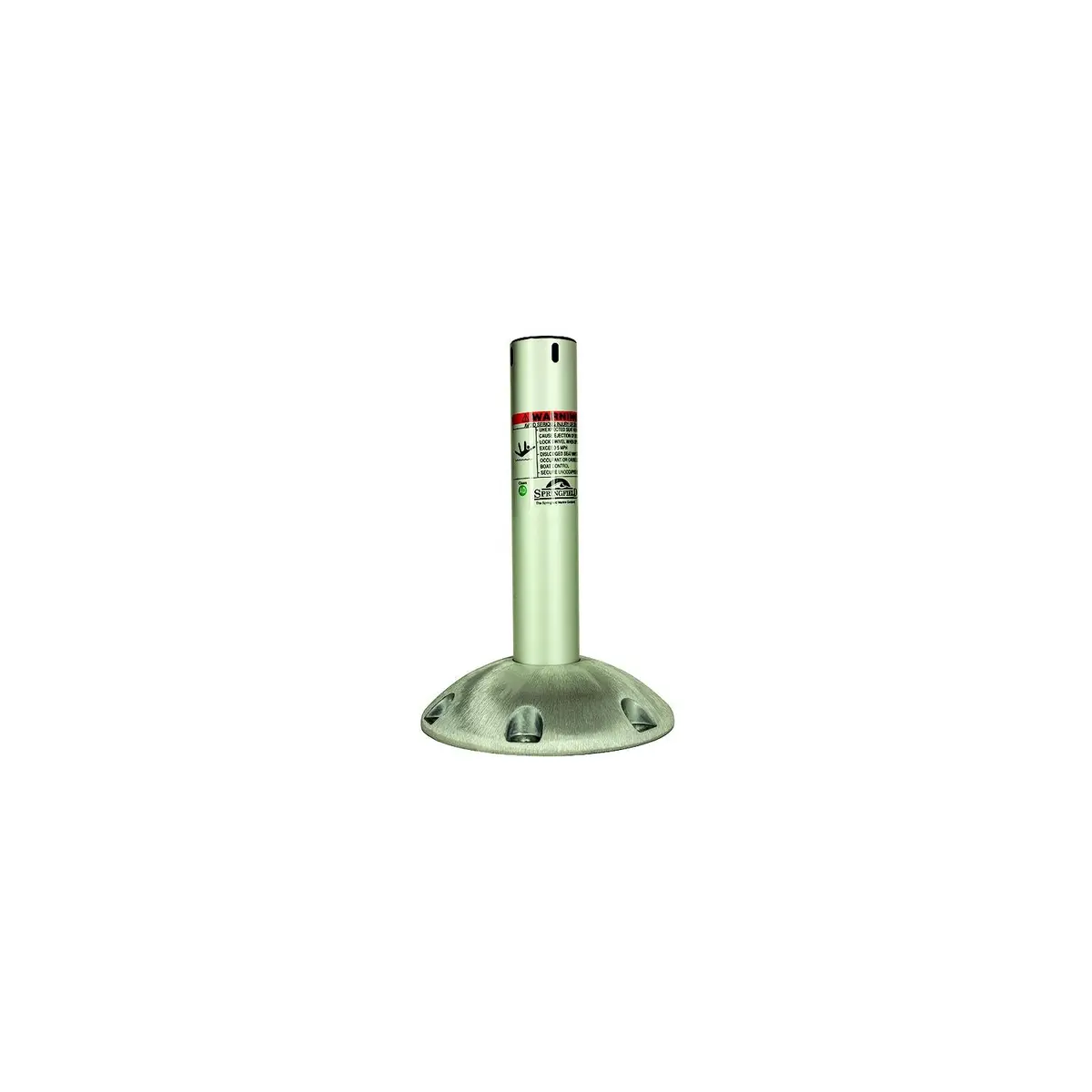 Springfield 1250314Lns 2-3/8" Series Explorer Fixed Height Locking Pedestal, Satin Finish 1