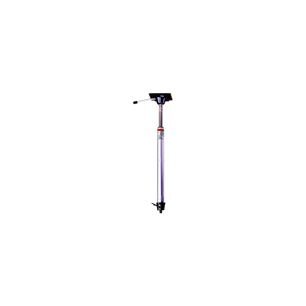 Springfield 1602016 Taper-Lock 2-3/8" Power-Rise Stand-Up Pedestal 22.5" To, 29.5", Brite Dip Finish 1