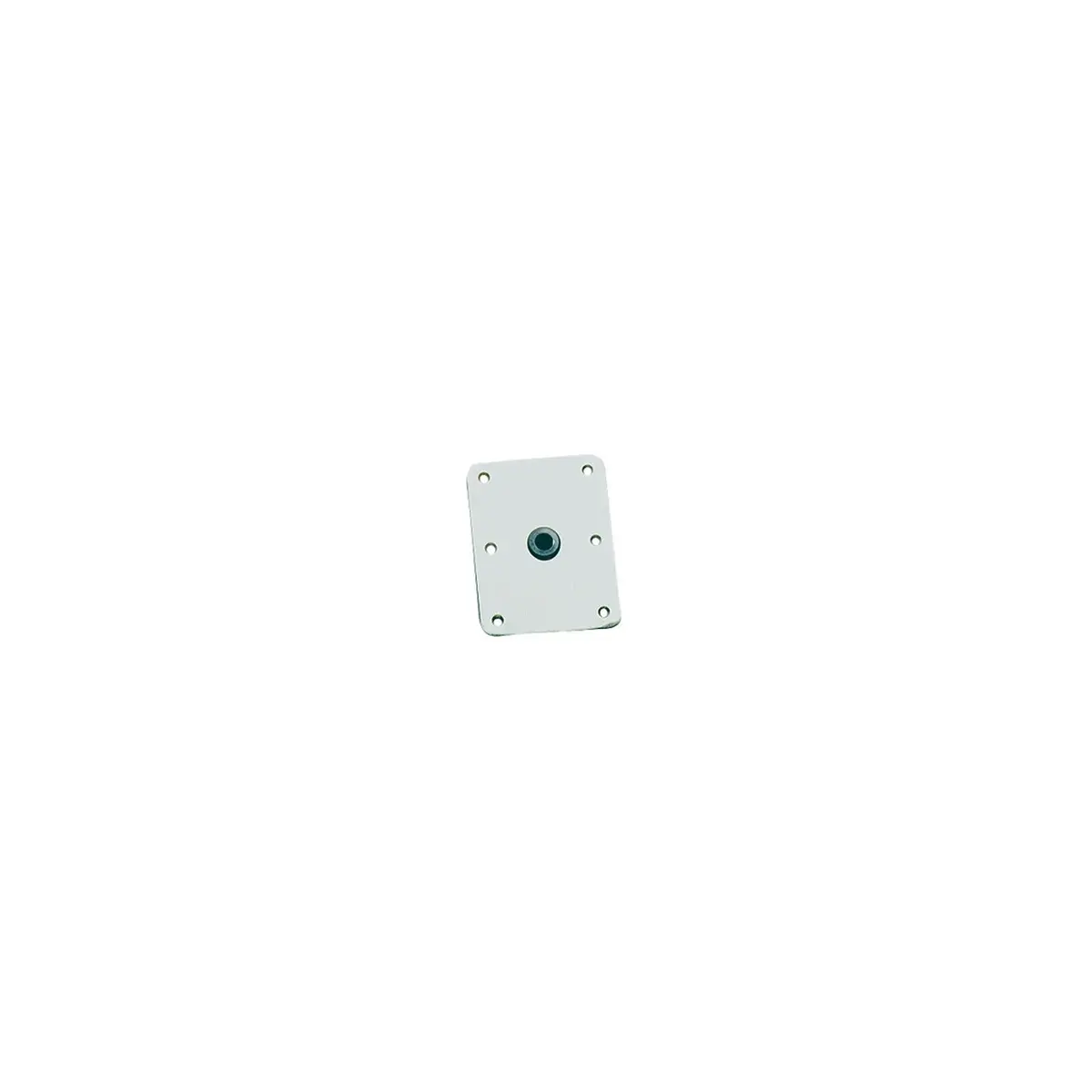 Springfield 1620016 Kingpin 7" X 7" Square Aluminum Base, Satin Finish 1